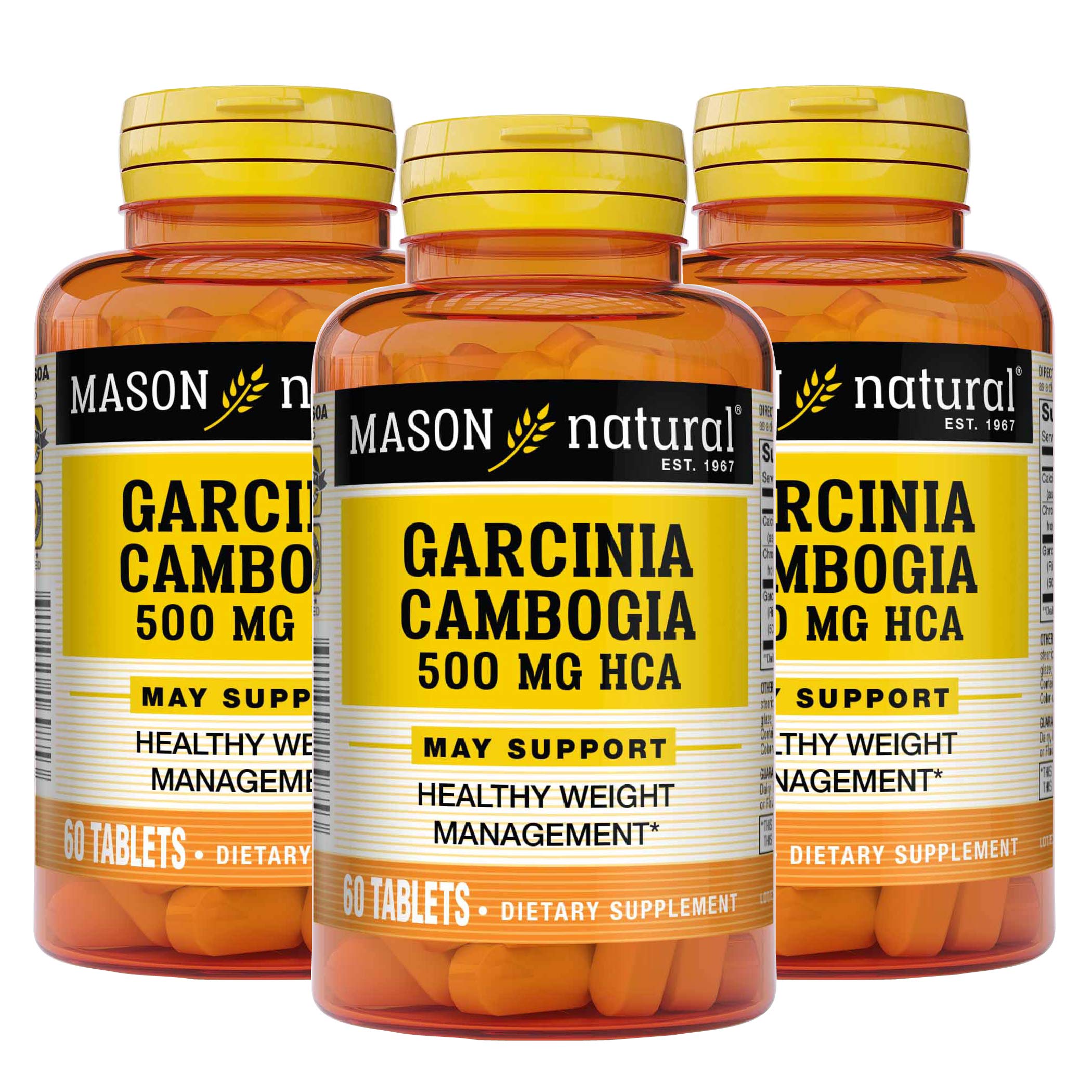 MASON NATURAL Garcinia Cambogia 500 mg HCA with Calcium and Chromium MASON NATURAL Au supplements