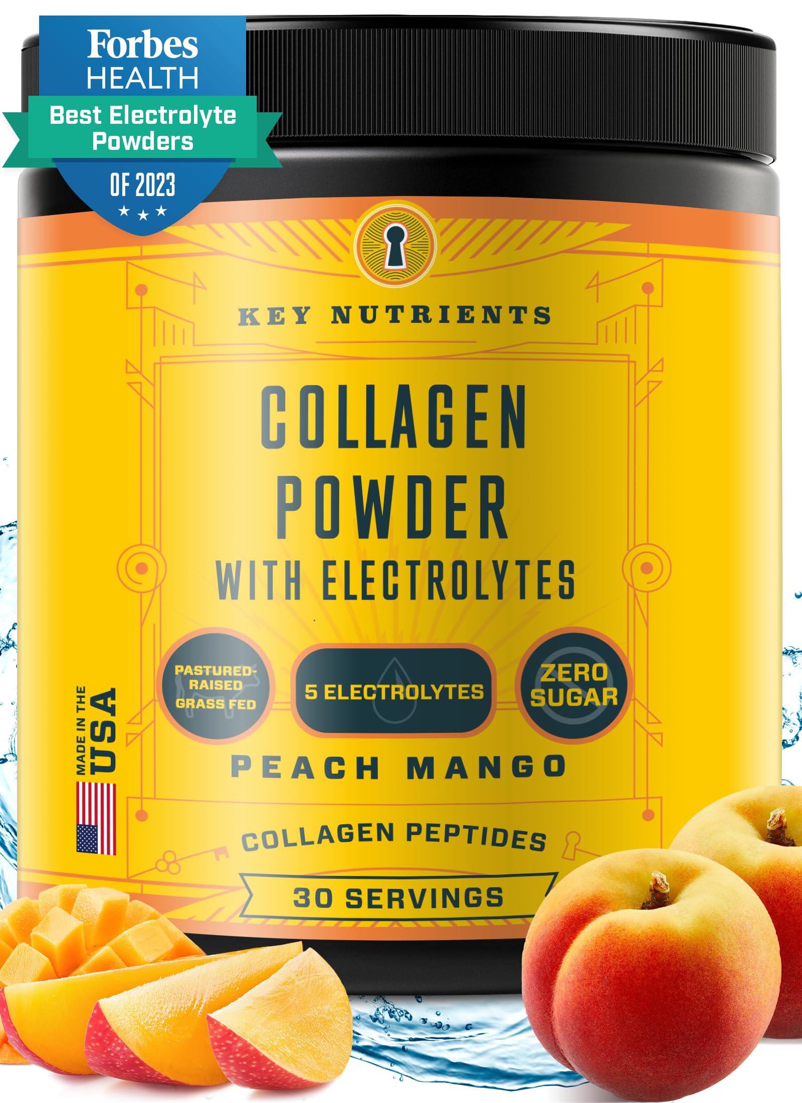 Collagen Peptides with Electrolytes Powder, Collagen Powder, Collagen Peptides Powder KEY NUTRIENTS Au supplements