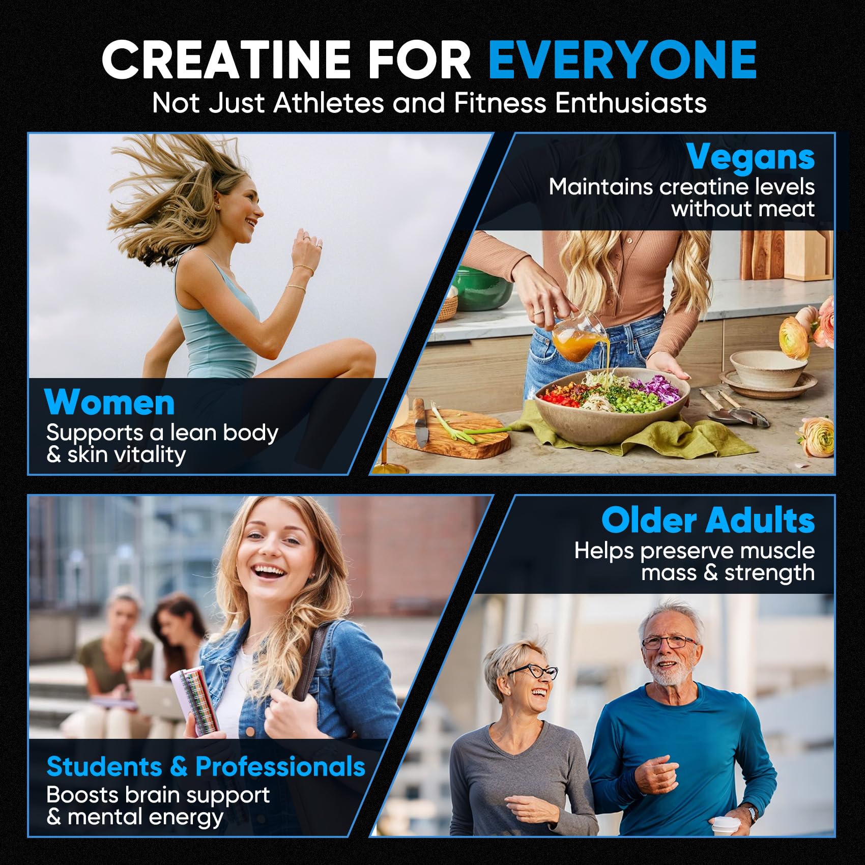 Venture Pal 100% Pure Micronized Creatine Monohydrate Powder, Unflavored Creatine for Women & Men, Vegan, Keto, Gluten Free, 5 g (5000mg) per Serving, Creatina Monohidratada en Polvo Venture Pal Au supplements