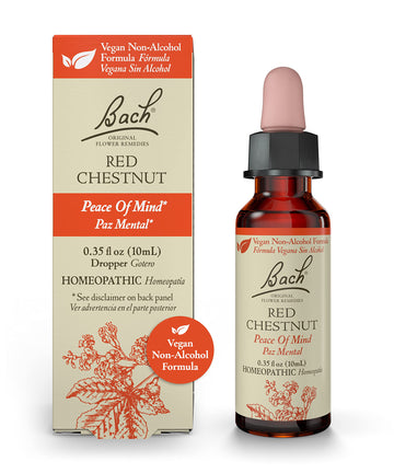 Bach Original Flower Remedies, Red Chestnut for Peace of Mind (Non-Alcohol Formula) Bach Au supplements