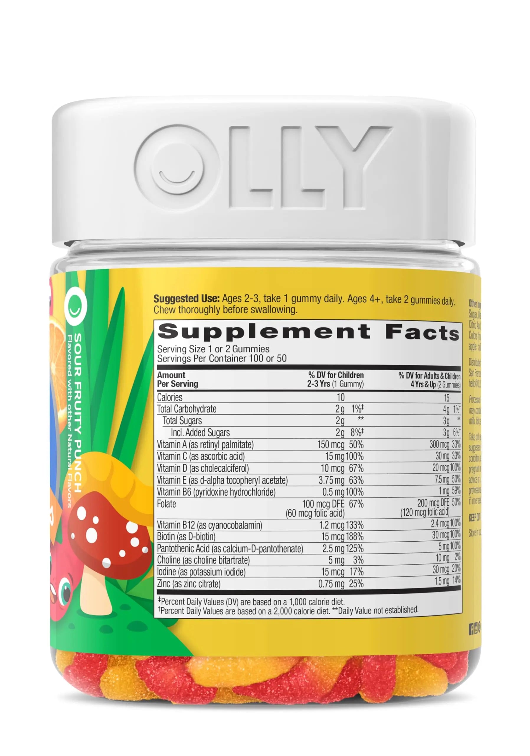 OLLY Kids Multivitamin Gummy Worms, Overall Health and Immune Support, Vitamins and Minerals A, C, D, E, Bs and Zinc OLLY Au supplements