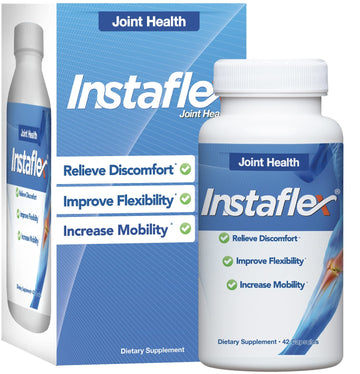 Instaflex Joint Support Supplement for Men and Women - Glucosamine, MSM, White Willow, Turmeric, Ginger, Cayenne, Hyaluronic Acid - 42 Capsules Instaflex Au supplements