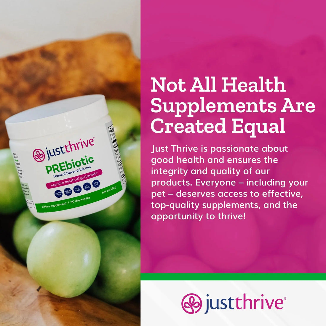 Just Thrive PREbiotic Powder - Digestive and Immune Support Supplement, 150 g Just Thrive Au supplements