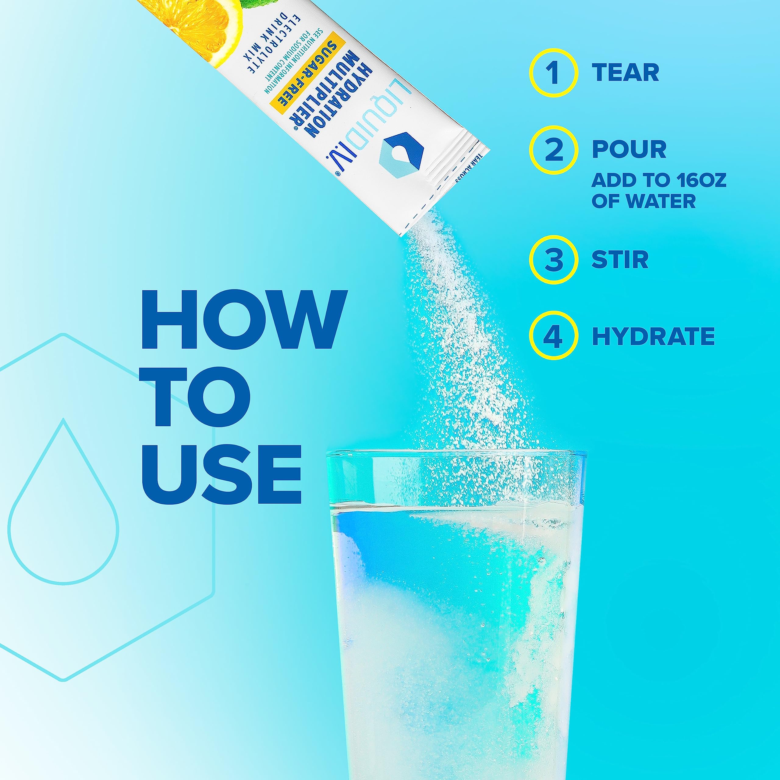 Liquid I.V. Sugar-Free Hydration Multiplier - Lemon Lime – Hydration Powder Packets  Liquid I.V. Au supplements