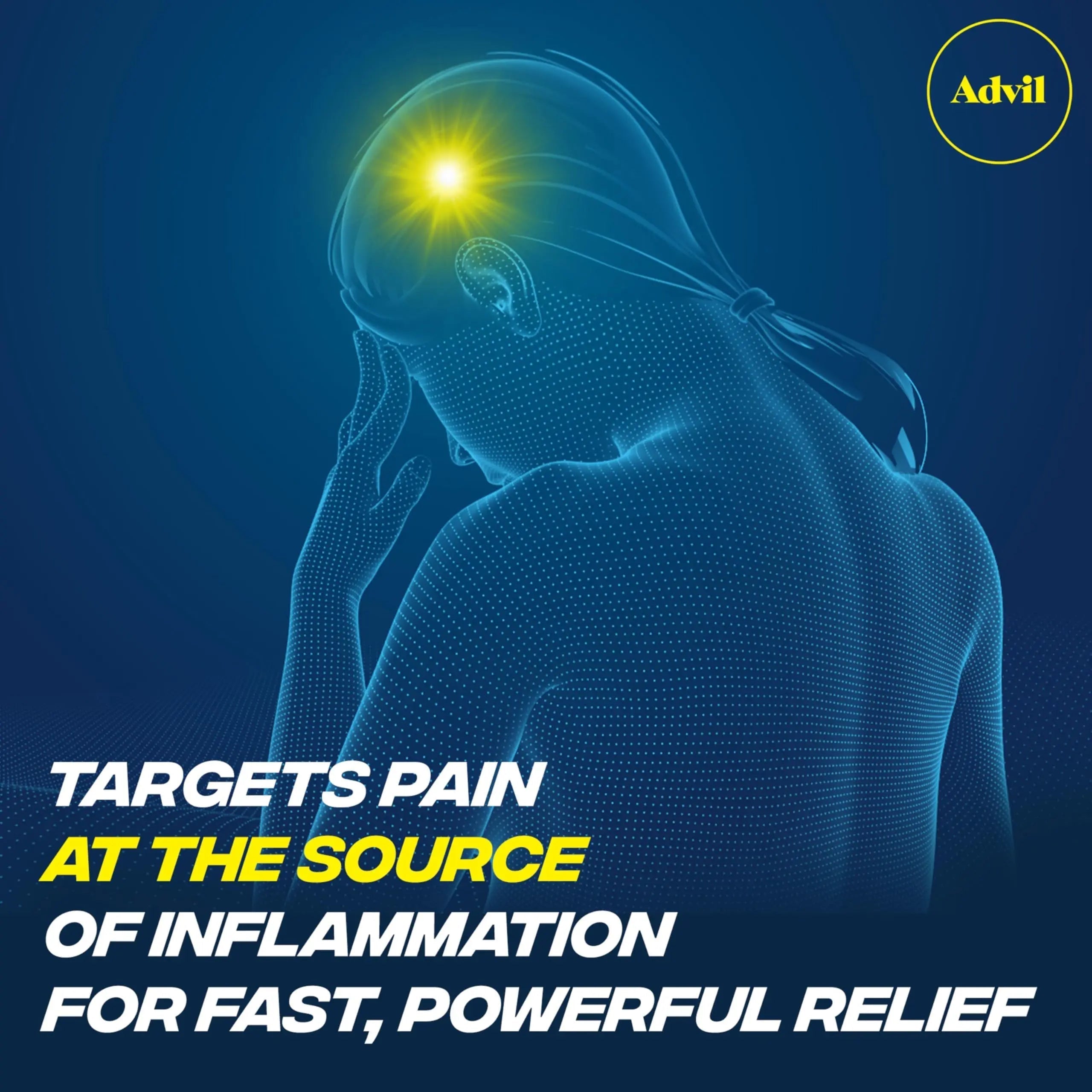 Advil Pain Reliever and Fever Reducer, Pain Relief Medicine with Ibuprofen 200mg for Headache, Backache, Menstrual Pain and Joint Pain Relief - 100 Coated Caplets Advil Au supplements
