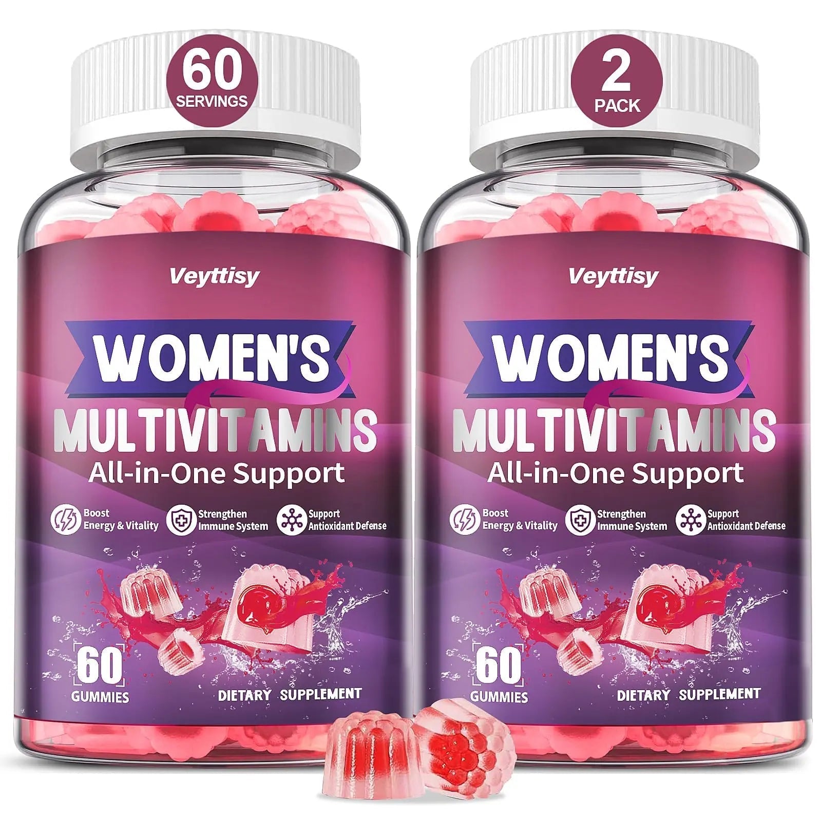 Veyttisy Methylated Multivitamin Gummy for Women - Womens Multivitamin Gummies with Vitamins A C D E, Methylated Folate, Biotin, B Complex Veyttisy Au supplements
