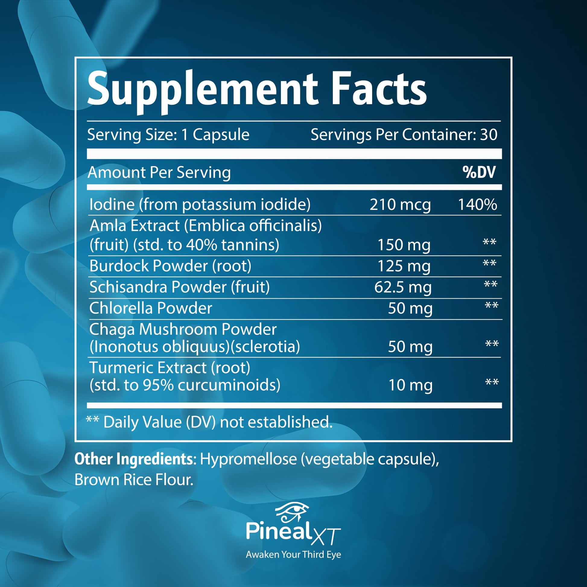Nutraville Pineal XT Gold - Pineal Gland Supplement - Third Eye Awakening - Focus and Memory Supplement for Brain - 7 Powerful Ingredients Decalcify, Detox, and Activate Your Pineal Gland, 2 Pack Nutraville Au supplements