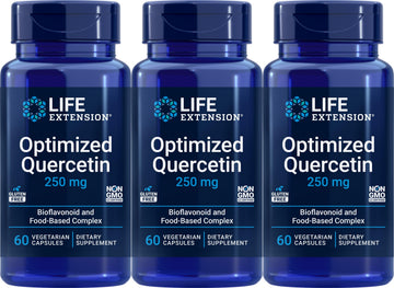 Life Extension Optimized Quercetin Capsules, 60 Vegetarian Capsules (Pack of 3) Life Extension Au supplements