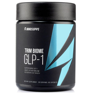 InnoSupps Trim Biome GLP-1 - Gut Health + Metabolic Support* - Prebiotic + Probiotic + Postbiotic - Akkermansia + Berberine - 60 Capsules. 30 Servings InnoSupps Au supplements