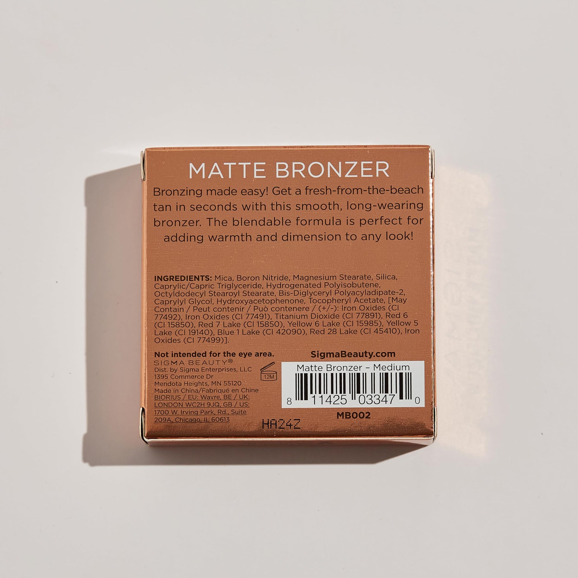 Sigma Beauty Matte Bronzer - Longwear Light Bronzer Powder with Matte Finish for Face - Achieving a Natural, Sun Kissed Glow (Dark) Sigma Beauty Au supplements