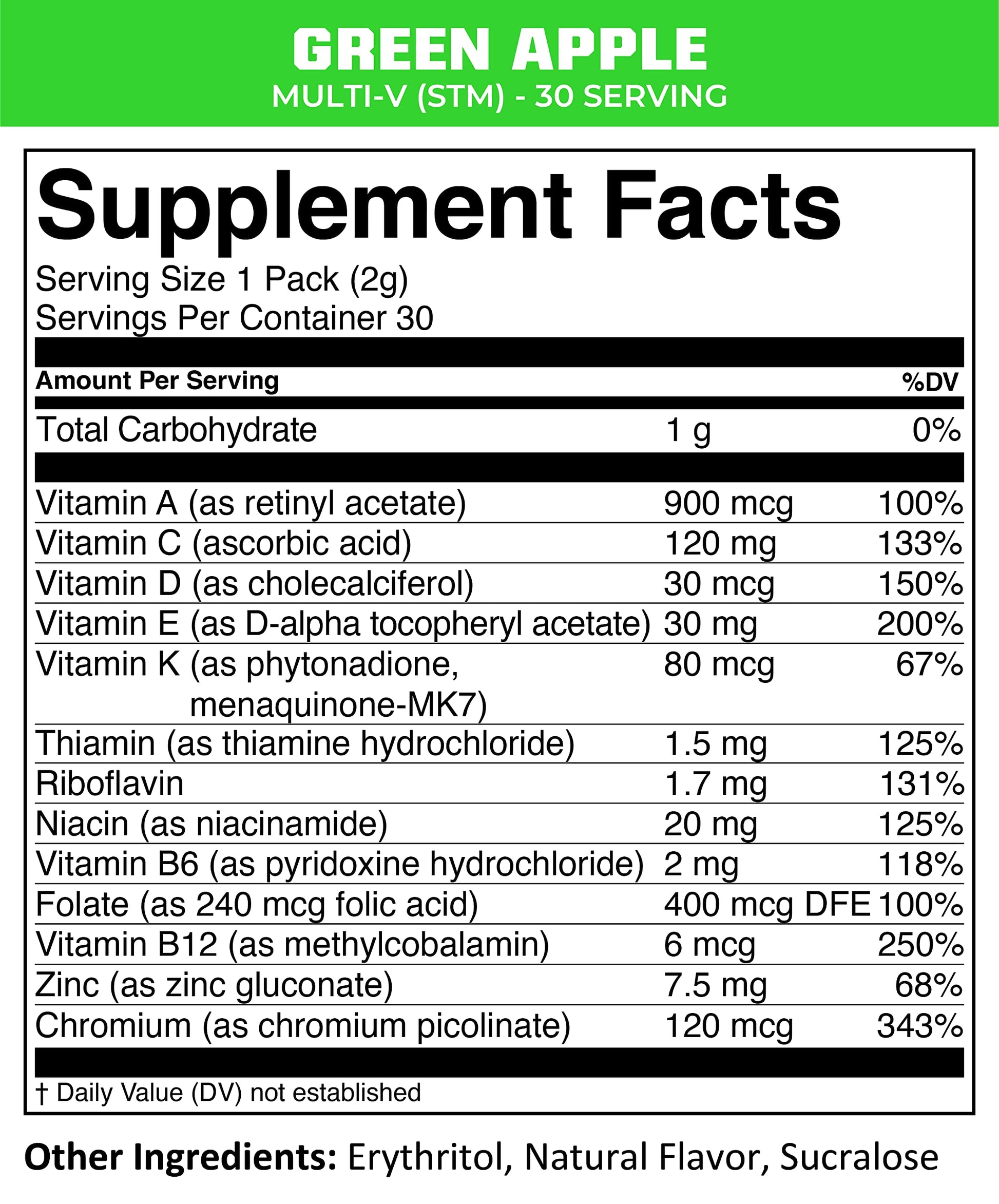 MTN OPS Multi‑V STM On‑the‑Go Daily Multivitamin for Men, Women & Kids – Straight‑to‑Mouth Vitamin C D3 B Zinc Packs – Gluten Free, Natural Flavors, 30 Servings MTN OPS Au supplements