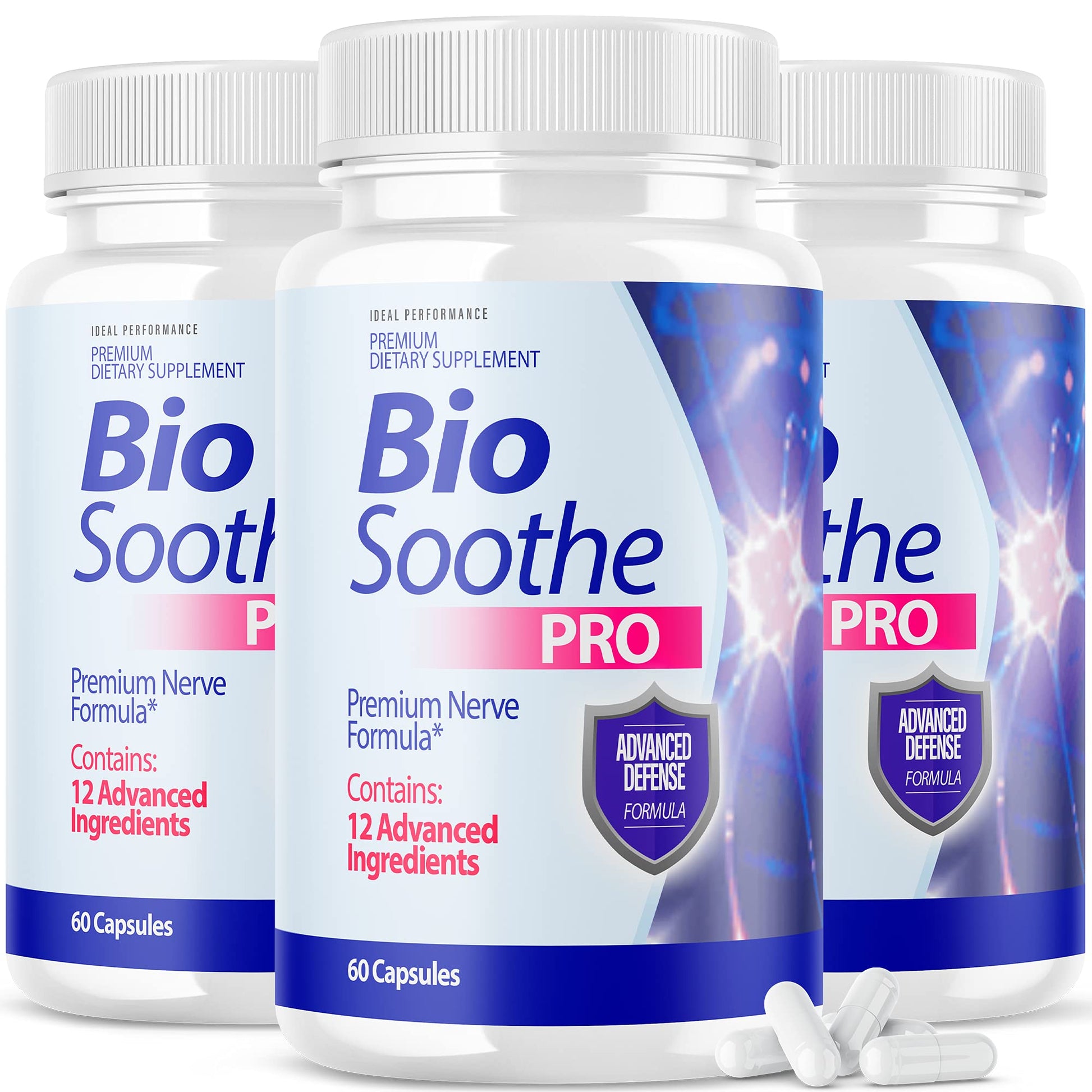 IDEAL PERFORMANCE (3 Pack) Biosoothe Pro Neuropathy Treatment Capsule for Nerve IDEAL PERFORMANCE Au supplements