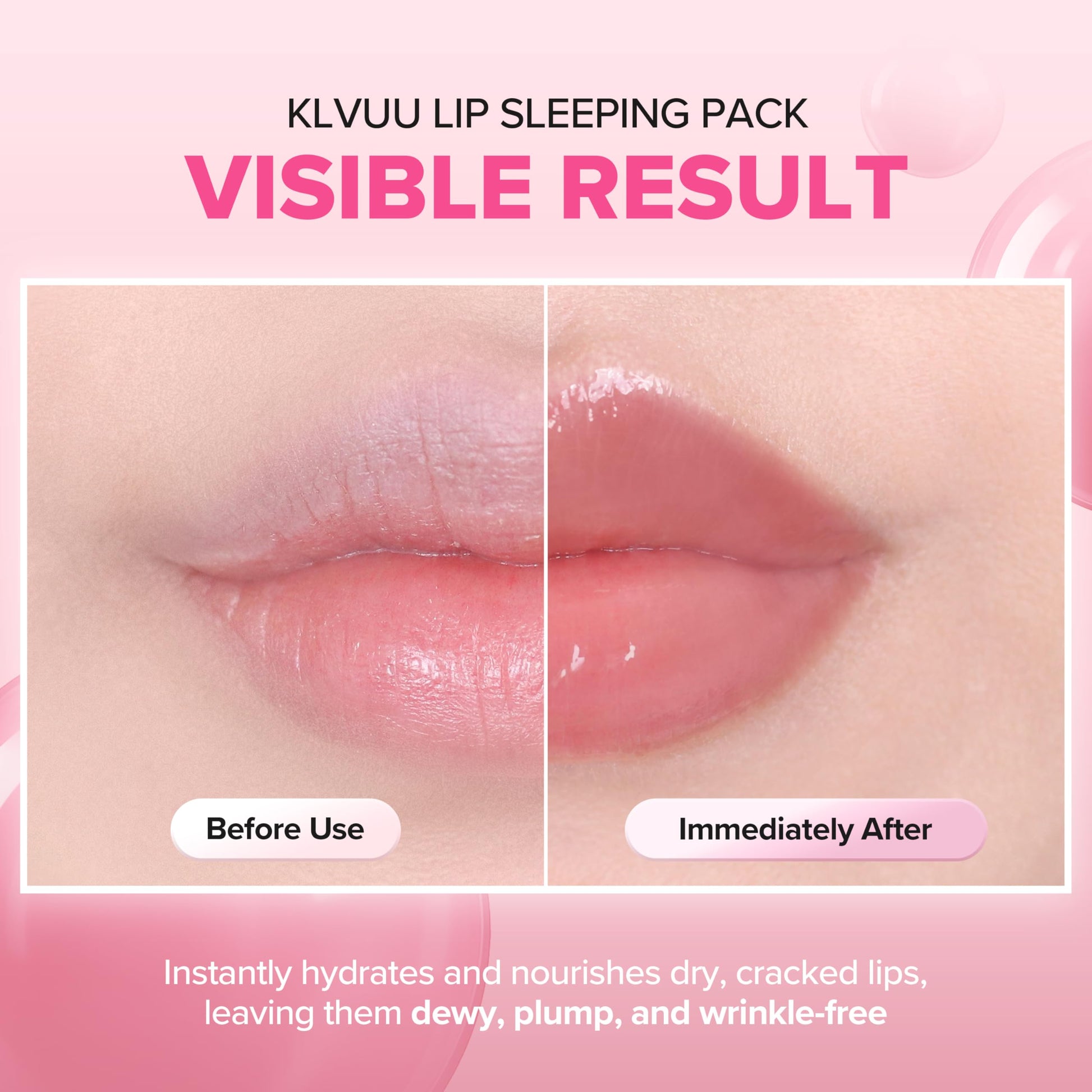 Klavuu Lip Mask Sleeping Pack (0.7oz) – Overnight Deep Hydrating Korean Lip Balm Treatment for Very Dry, Chapped Lips | Lip Lightening & Plumping with Instant Hydration | Gentle Exfoliating (Berry) KLAVUU Au supplements