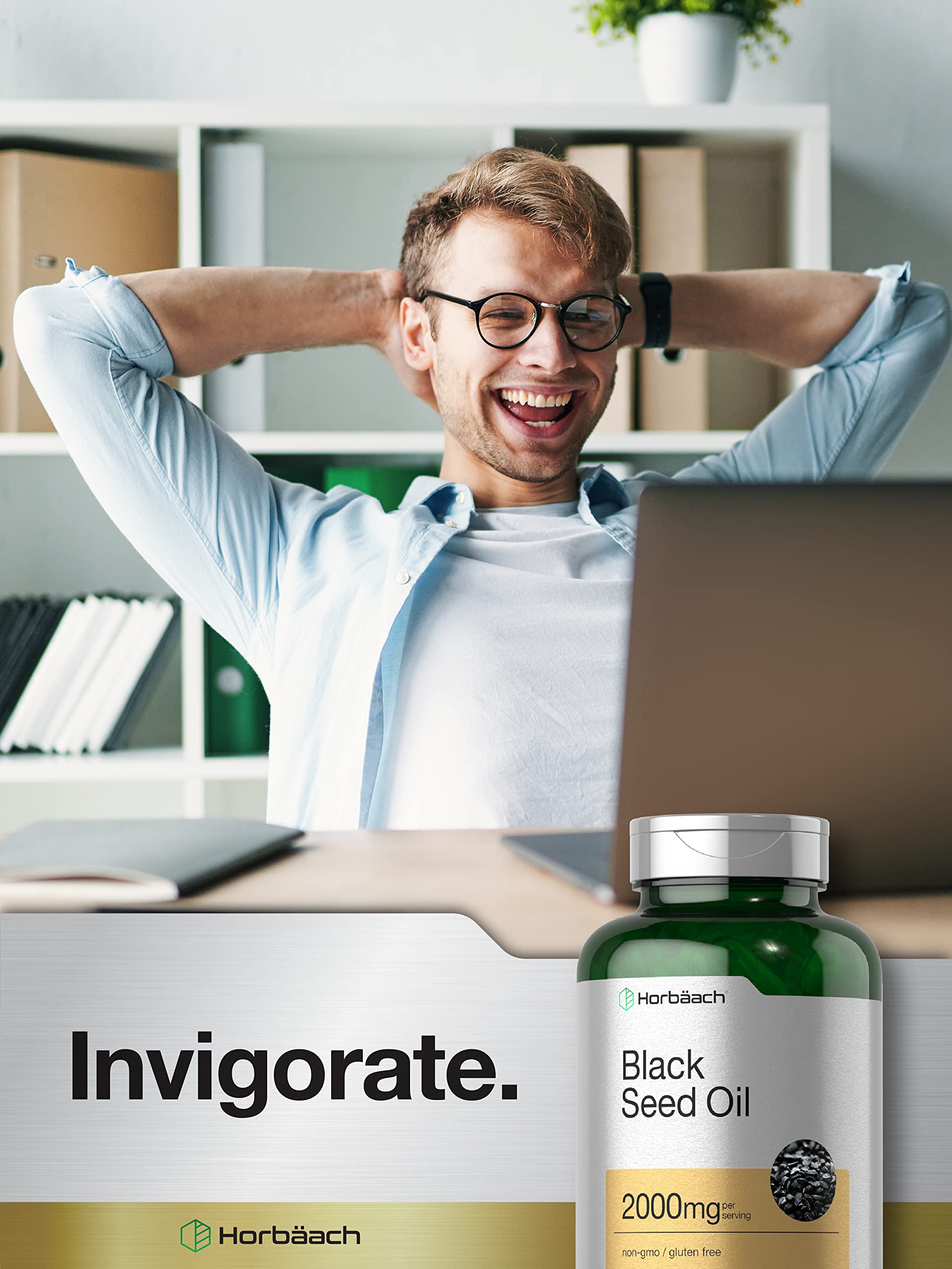 Black Seed Oil 2000mg | 120 Softgel Capsules | Cold Pressed Nigella Sativa Pills Horbäach Au supplements
