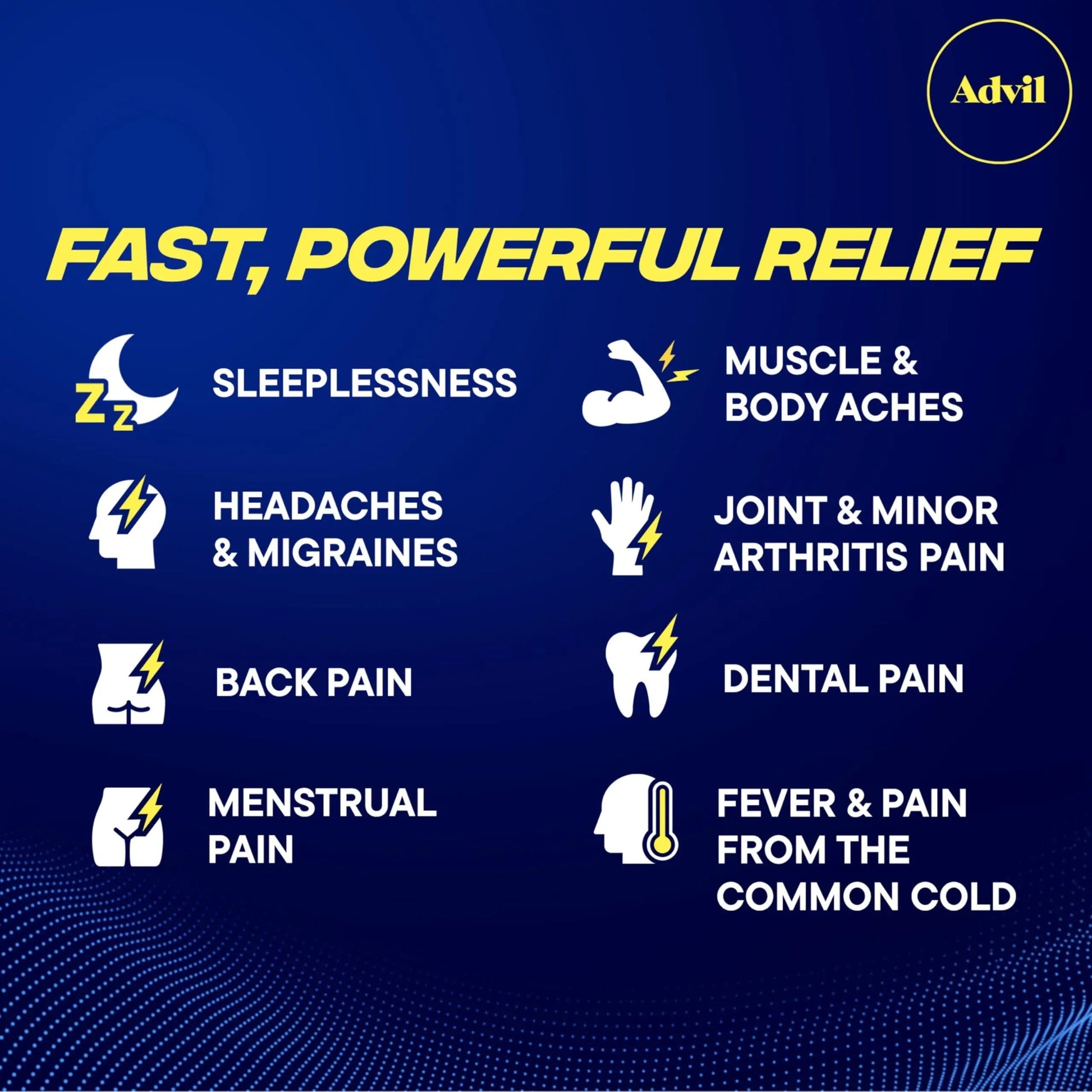 Advil PM Liqui-Gels Pain Reliever and Nighttime Sleep Aid, Pain Medicine with Ibuprofen for Pain Relief and Diphenhydramine HCL for a Sleep Aid - 80 Liquid Filled Capsules - Back to College Advil Au supplements