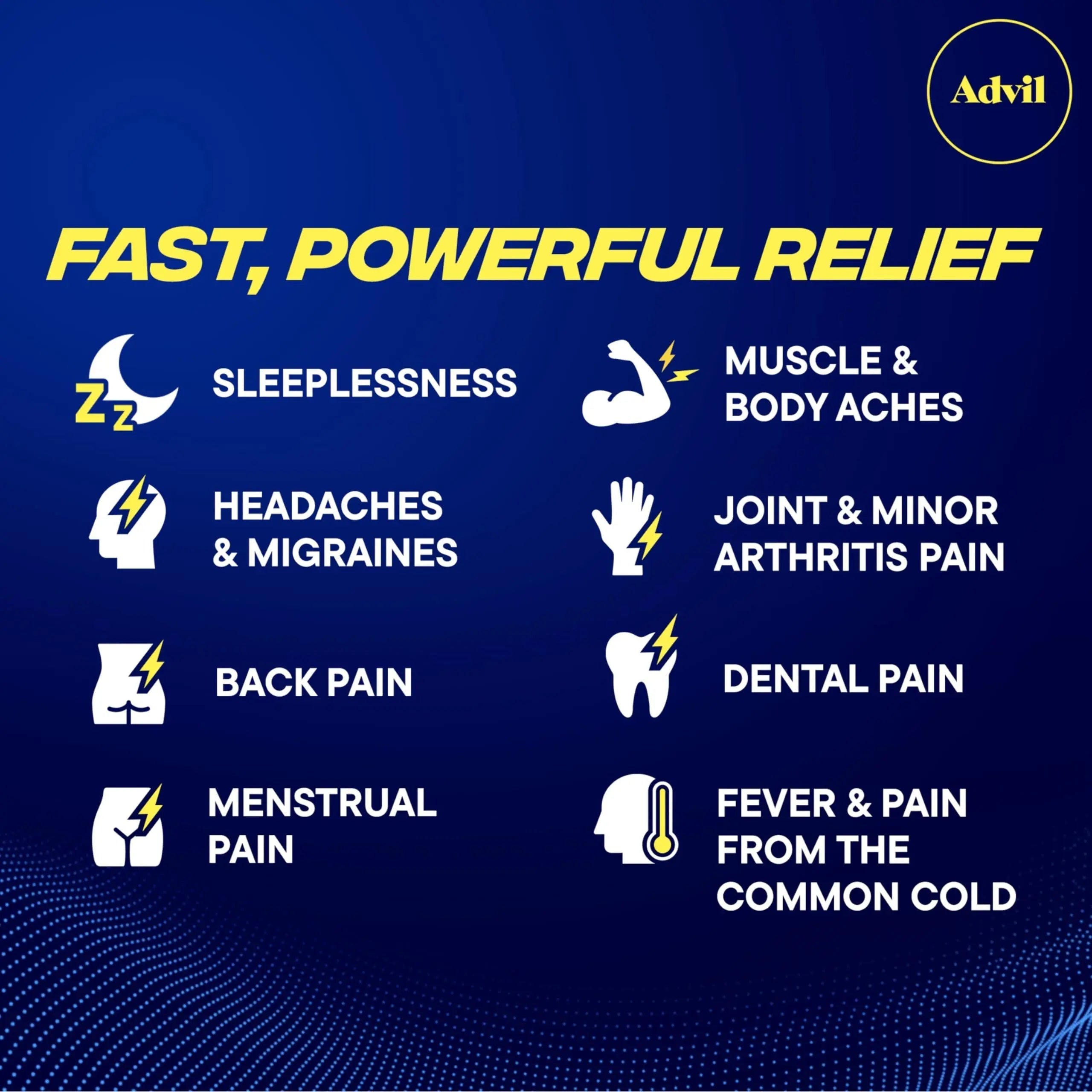 Advil PM Liqui-Gels Pain Reliever and Nighttime Sleep Aid, Pain Medicine with Ibuprofen for Pain Relief and Diphenhydramine HCL for a Sleep Aid - 40 Liquid Filled Capsules - Back to College Advil Au supplements