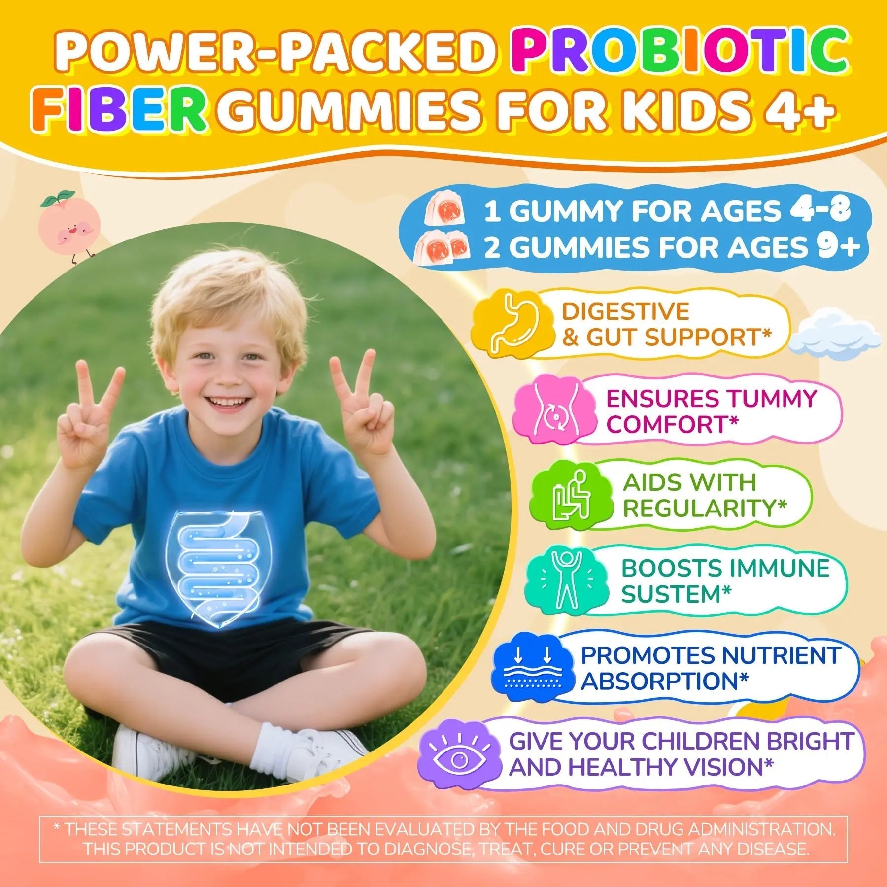 NEVISS Multivitamin for Men & Probiotics for Kids Teen + Veggie & Fruit Fiber Gummies NEVISS Au supplements