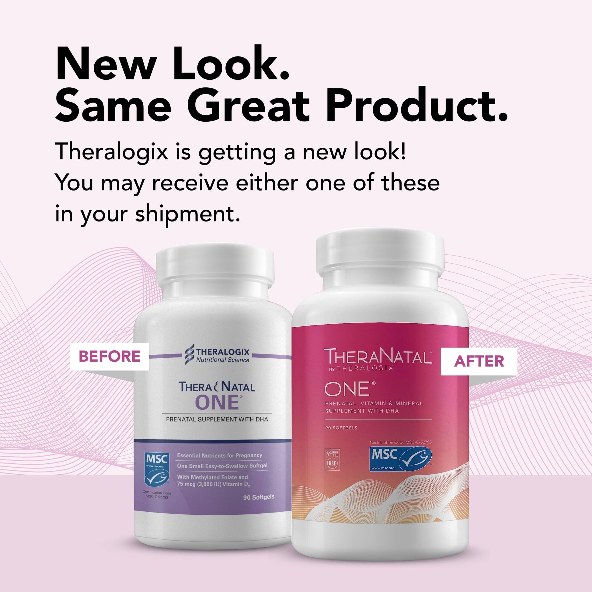 Theralogix TheraNatal One Prenatal Vitamin - 90-Day Supply - Prenatal Multivitamin Theralogix Au supplements