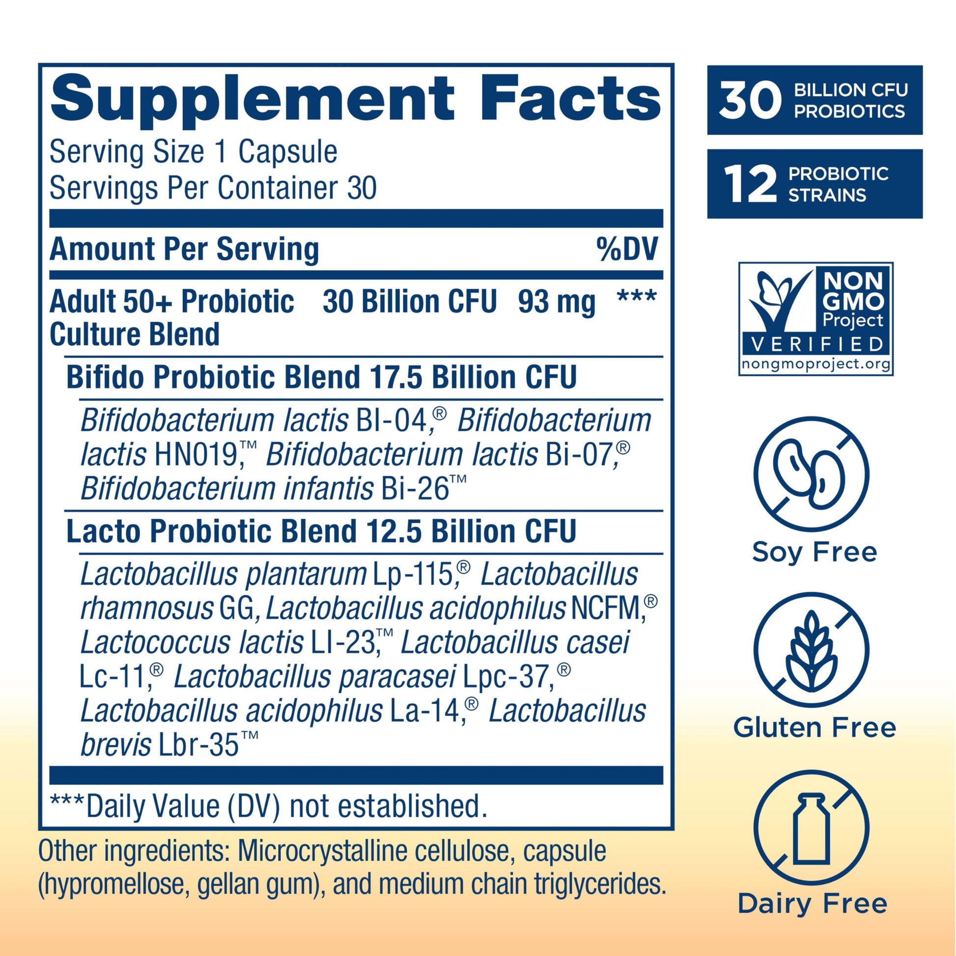 Renew Life Probiotic Adult 50 Plus Probiotic Capsules, Daily Supplement Supports Urinary Renew Life Au supplements