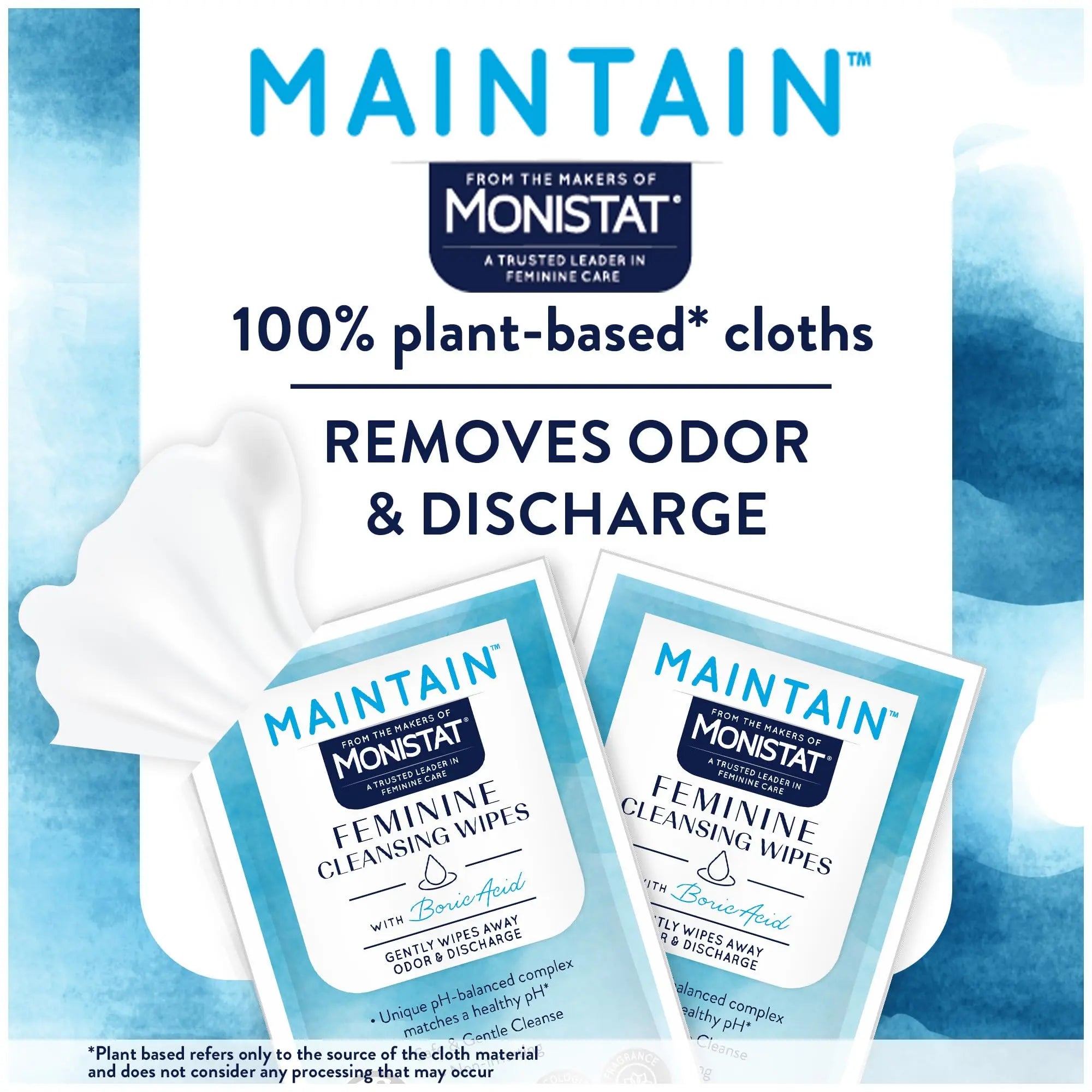 Monistat Maintain Boric Acid Odor Control Kit, 10 Feminine Wipes & 10 Boric Acid Suppositories for Women, Fragrance-Free and Non-Irritating pH Balanced Formulas to Control Vaginal Odor Monistat Au supplements