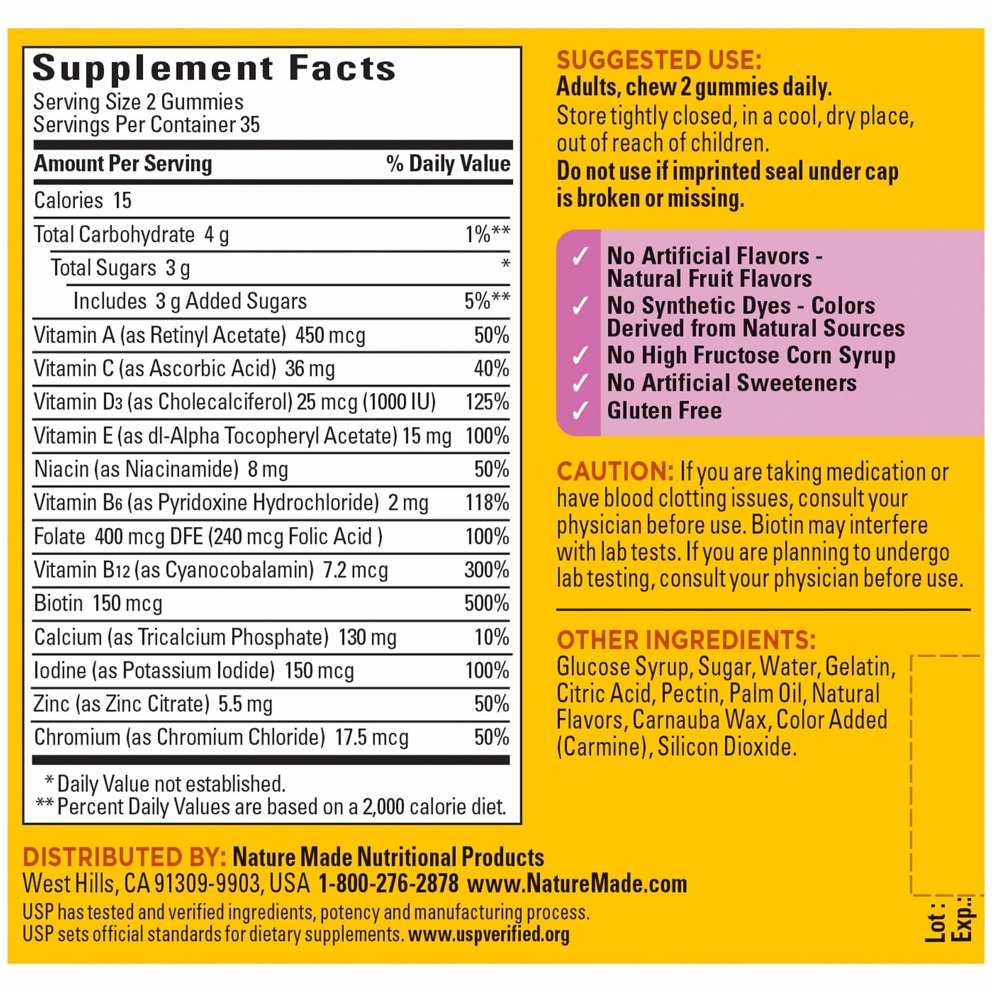 Nature Made Multivitamin For Women, Womens Gummy Multivitamins for Daily Nutritional Support Nature Made Au supplements