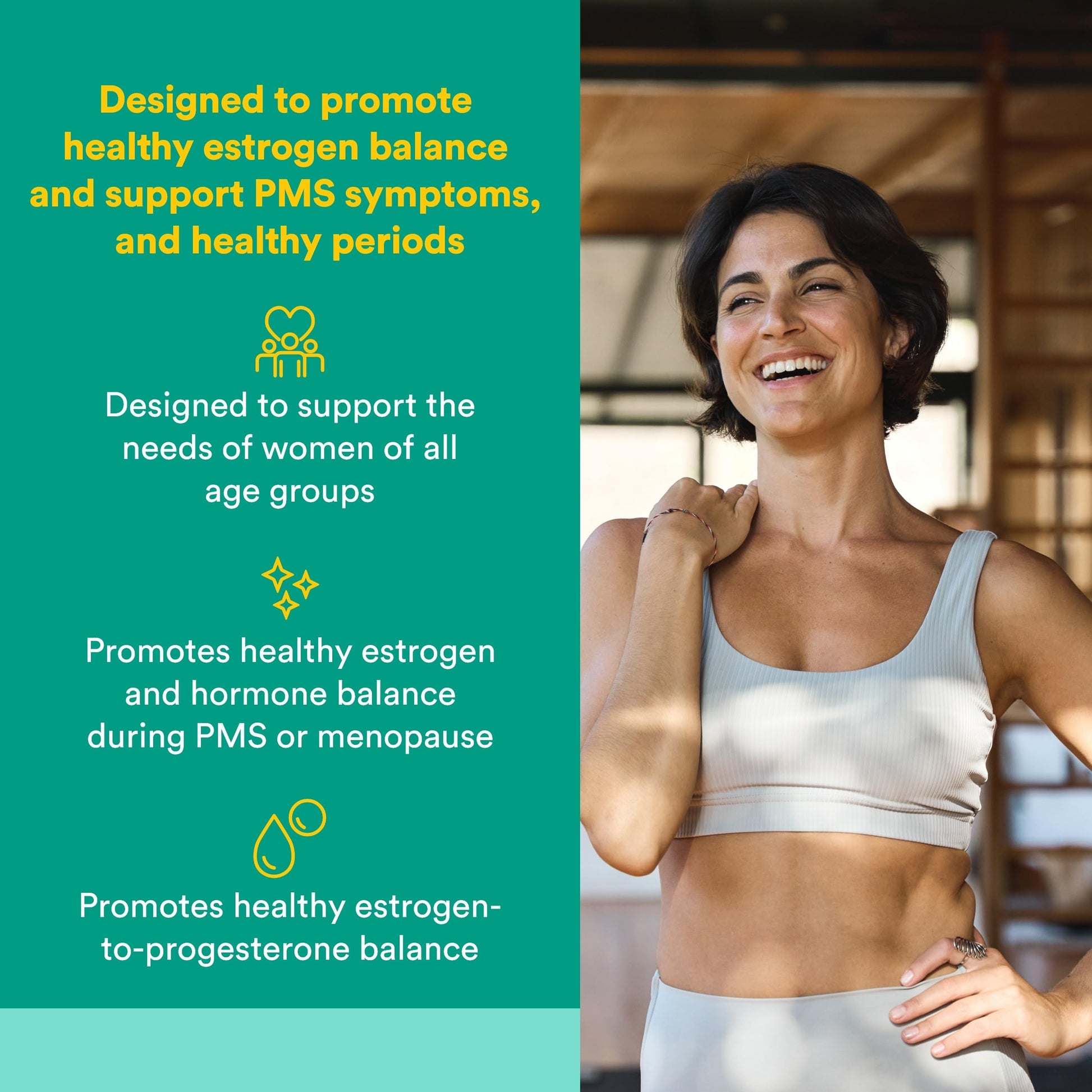 Natural Factors WomenSense EstroSense - Daily Hormonal Balance Support Supplement - Supports Healthy Menstration & Menopause - Non-GMO Natural Supplement - 120 Vegetarian Capsules (60 Servings) Natural Factors Au supplements