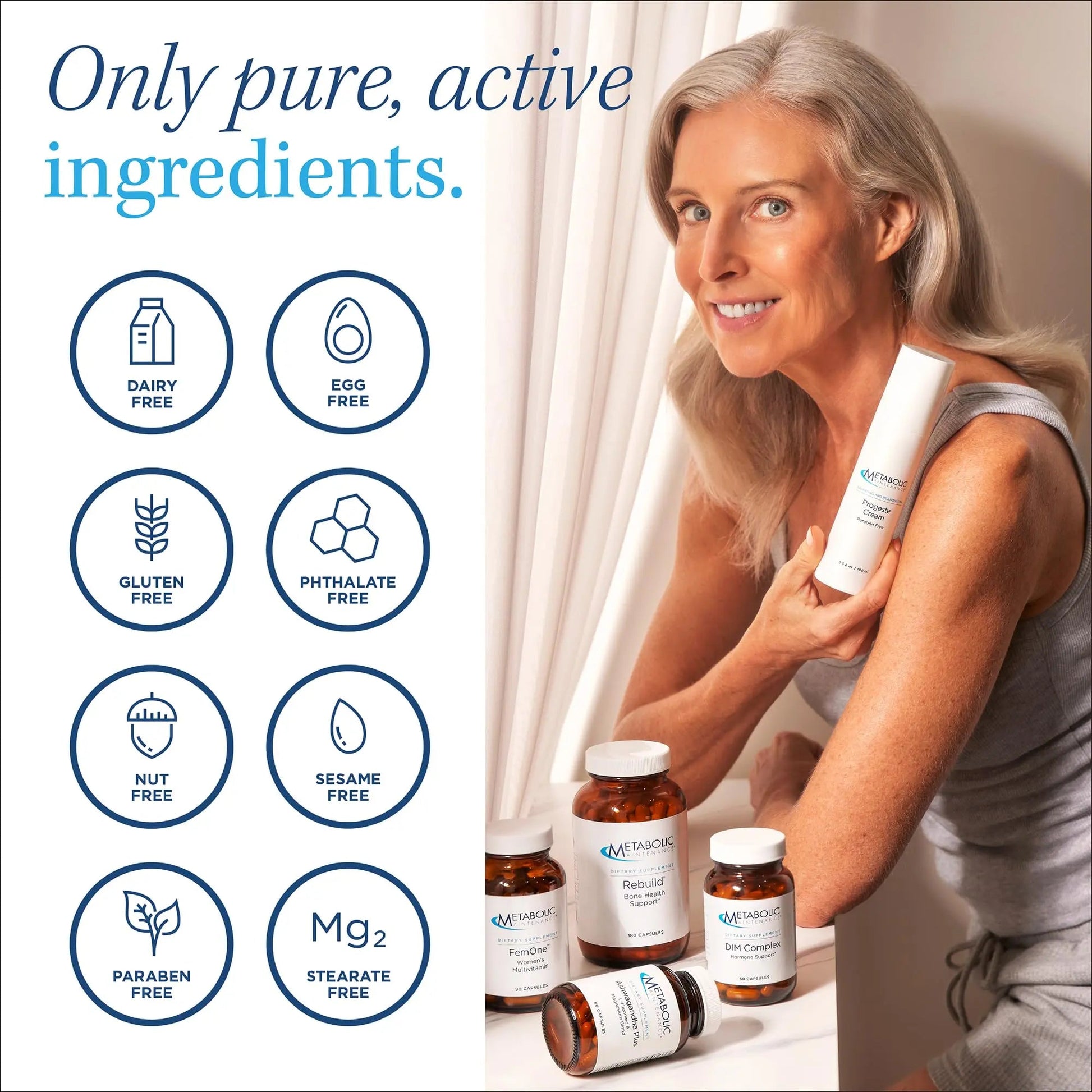 Metabolic Maintenance FemOne - Women's Multivitamin with Bioavailable Iron, Active Folate, B12, Antioxidants, Vitamin D + Biotin Metabolic Maintenance Au supplements