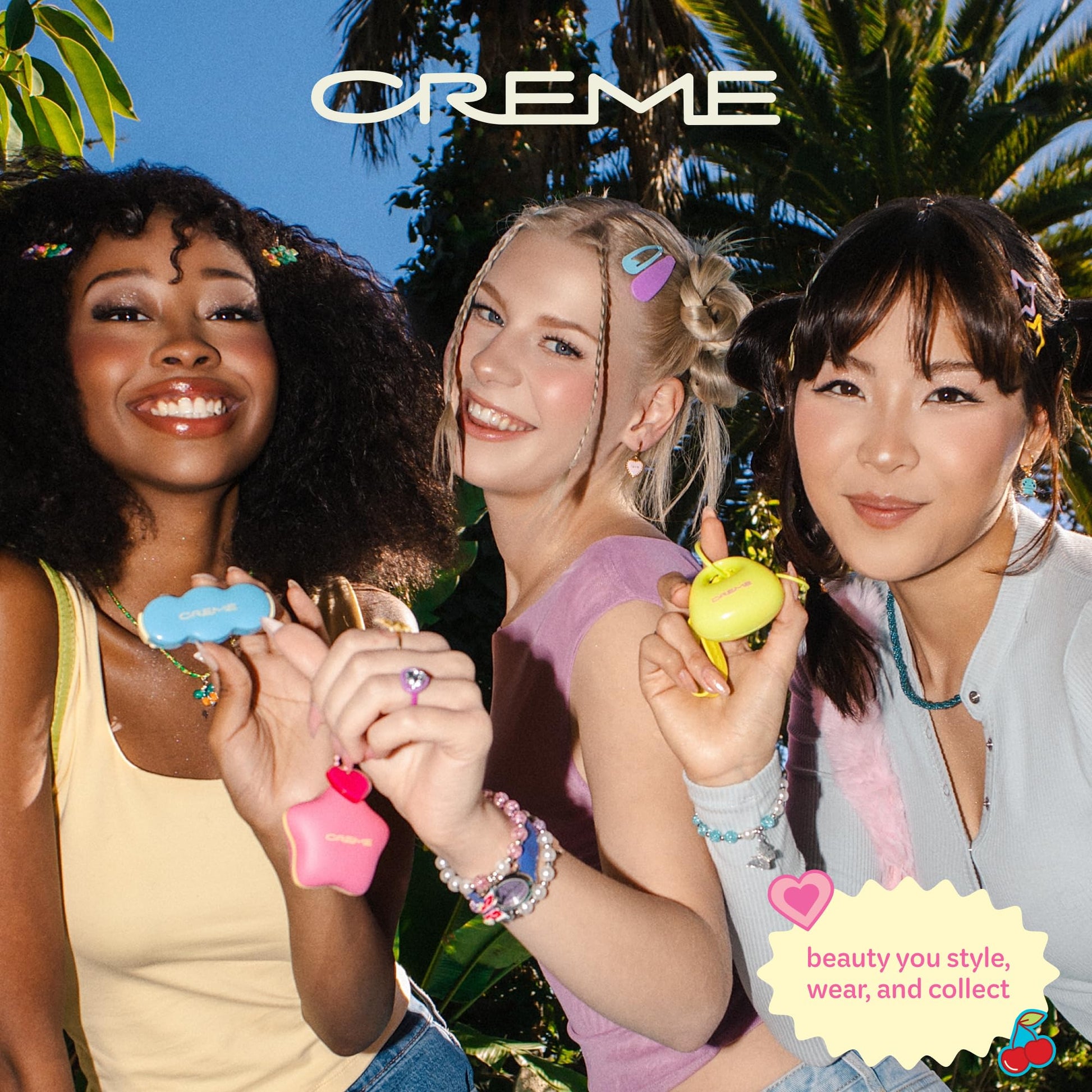 The Crème Shop Shimmer Pop Clip-On Lip Gloss | Korean Makeup, Cute Clip Accessory, Hydrating, Non-Sticky, Shea Butter, Hyaluronic Acid, Vitamine E- Nude Orbit The Crème Shop Au supplements