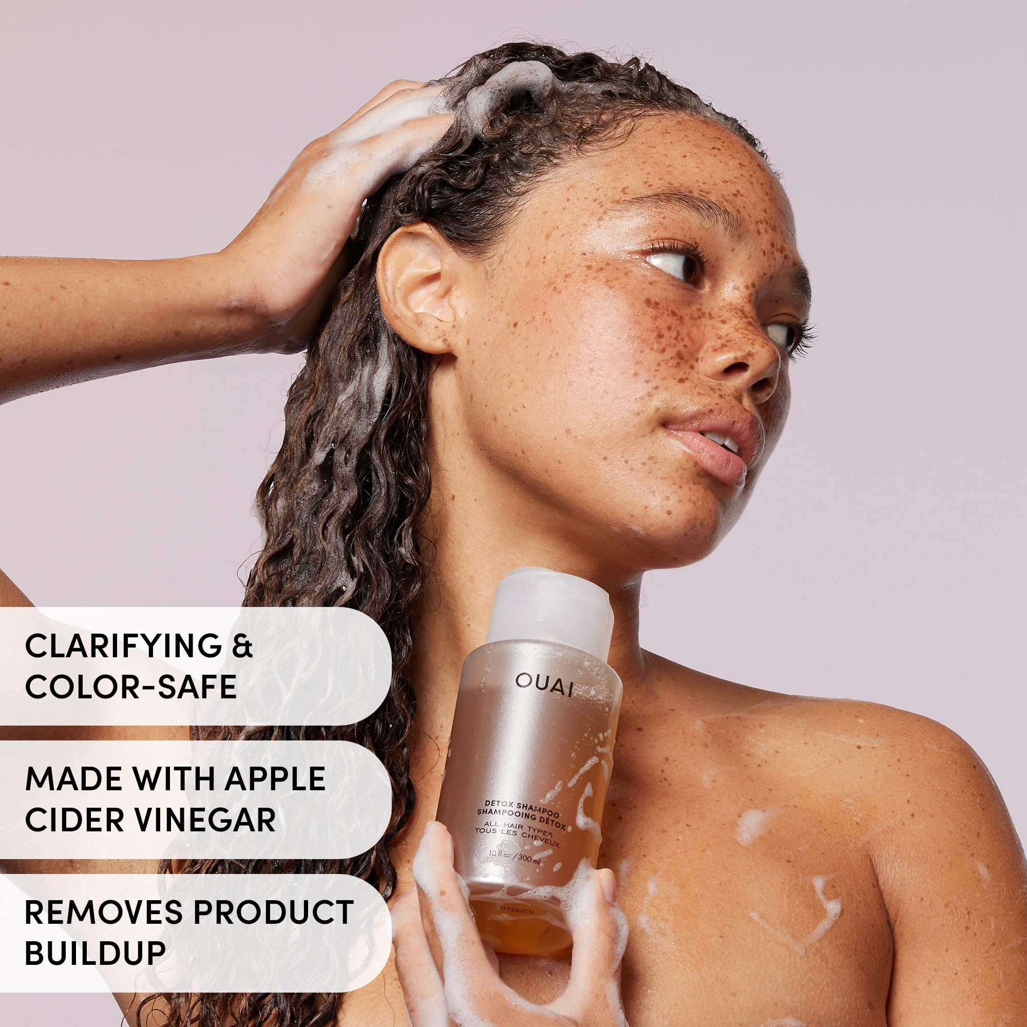 OUAI Detox Shampoo & Fine Hair Conditioner Bundle - Clarifying Shampoo for Build Up, Dirt, Oil, Product and Hard Water & Volumizing Conditioner for Fine Hair (2 Count) OUAI Au supplements