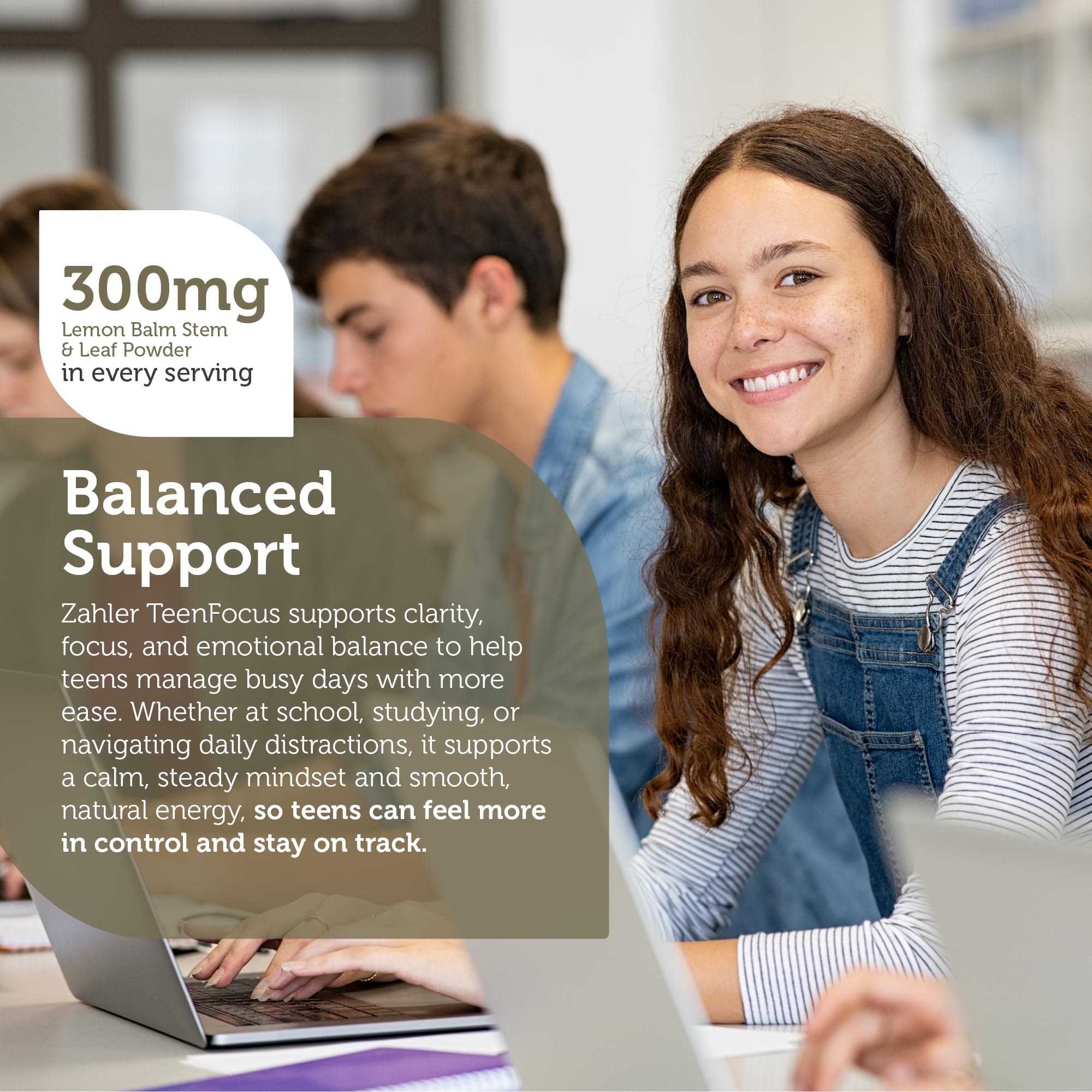 Zahler TeenFocus, Advanced Formula for Improved Focus & Concentration, Certified Kosher, 90 Capsules Zahler Au supplements