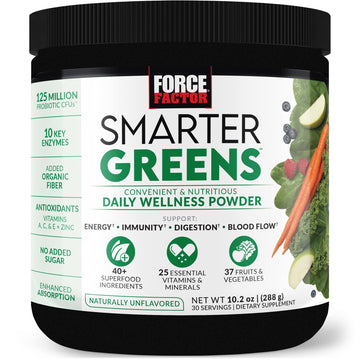 FORCE FACTOR Smarter Greens Daily Wellness Powder to Support Energy, Immunity & Digestion Force Factor Au supplements