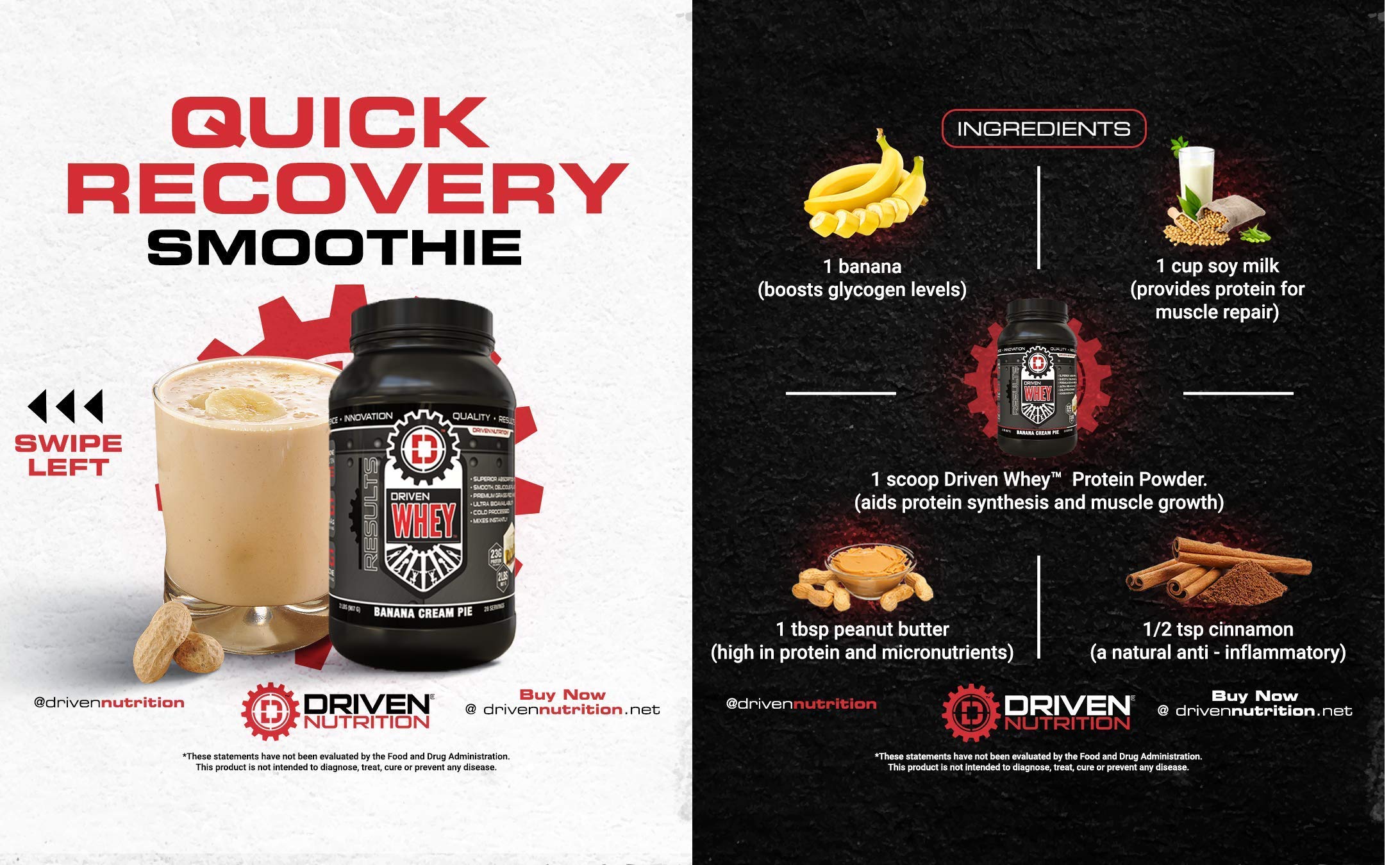 Driven WHEY- Grass Fed Whey Protein Powder: Delicious, Clean Protein Shake Driven Nutrition Au supplements