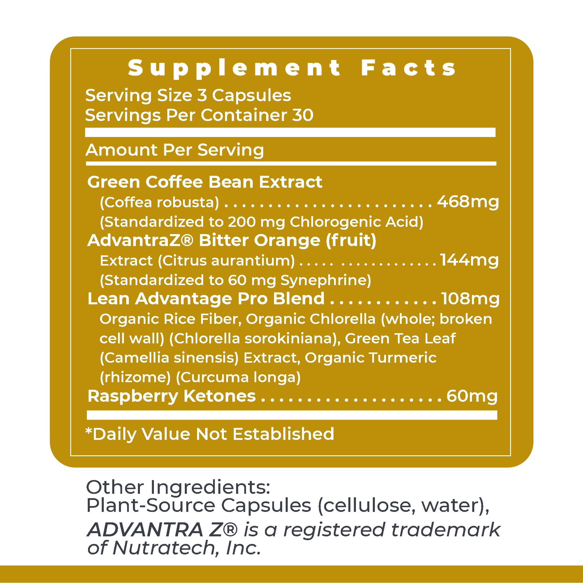 Premier Research Labs Lean Advantage: Green Coffee Bean Extract for Weight Loss, Green Coffee Extract, Coffee Pills, Appetite Suppressant for Women & Men, Weight Management Supplement - 90 Capsules Premier Research Labs Au supplements