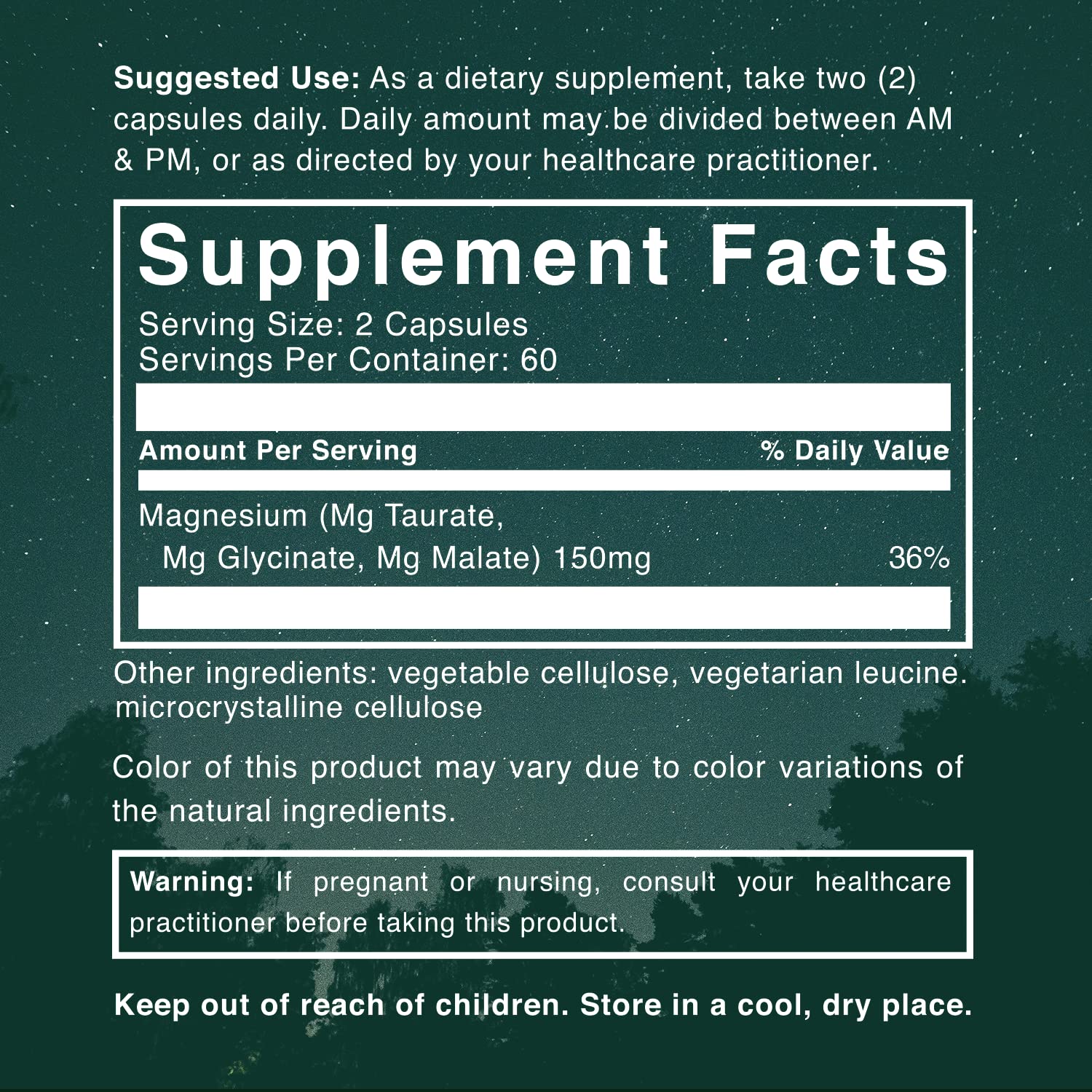 Natural Rhythm Triple Calm Magnesium Complex - 120 Capsules, Chelated Magnesium Glycinate, Taurate & Malate, High Absorption Supplement for Sleep, Stress, Muscle & Heart Support, Non-GMO, Vegan Natural Rhythm Au supplements