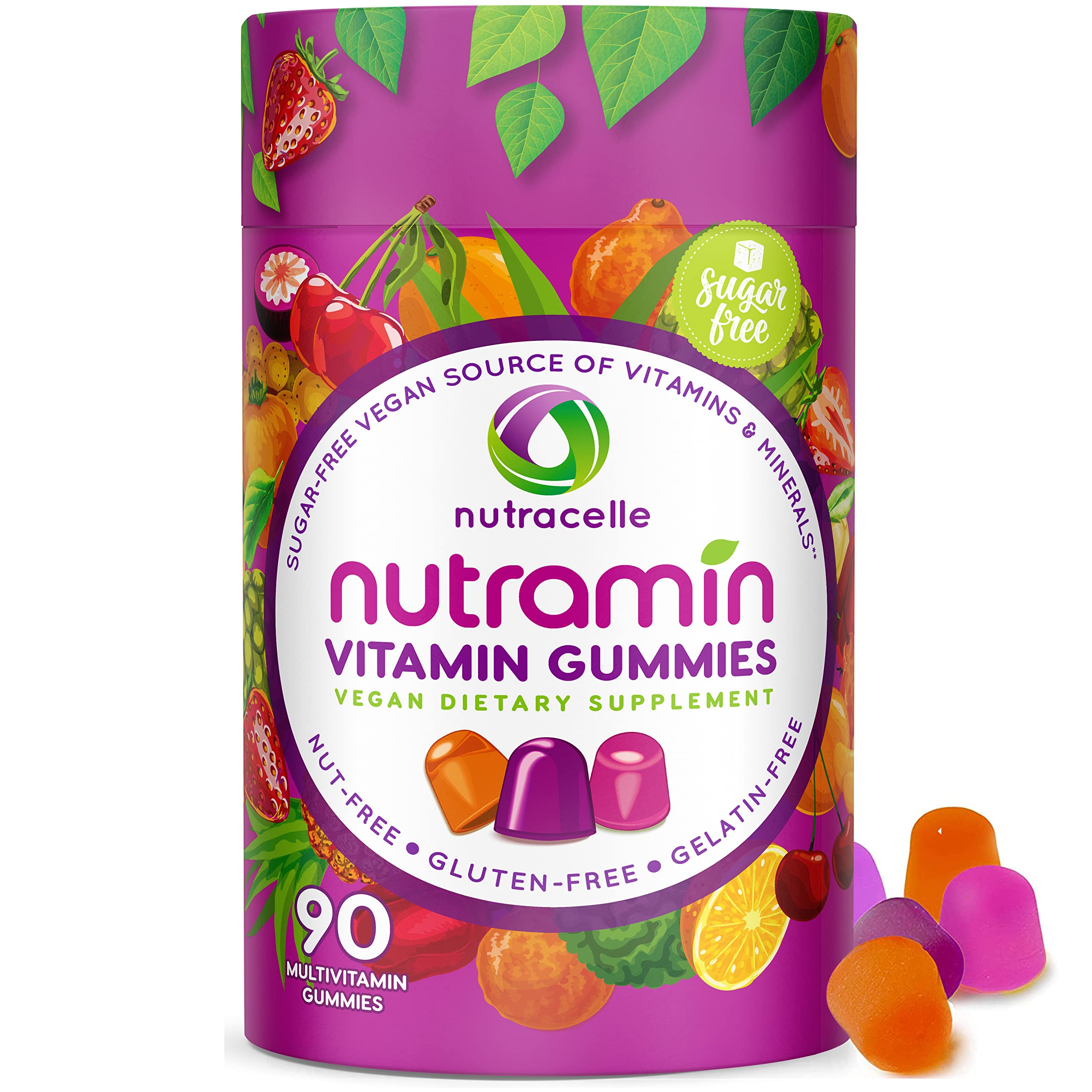 NUTRAMIN Daily Vegan Keto Multivitamin Gummies Vitamin C, D2, and Zinc for Immunity Nutracelle Au supplements