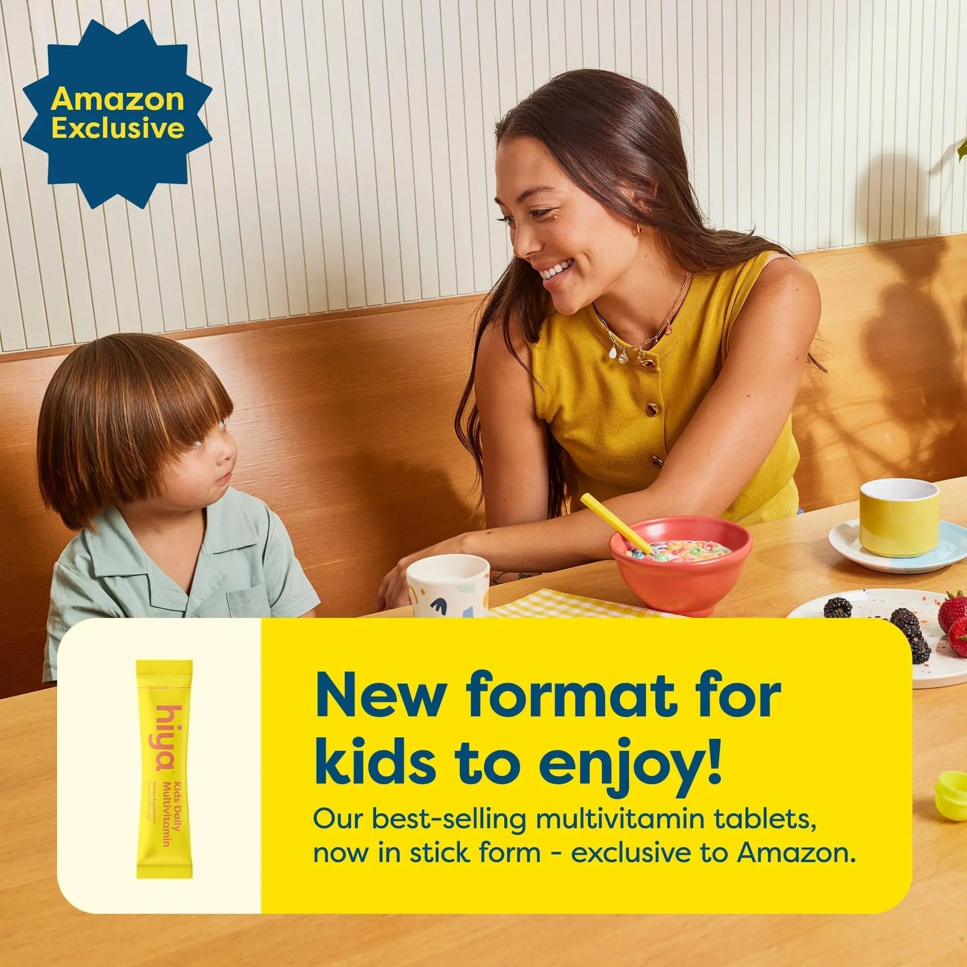Hiya Kids Multivitamin – 15+ Essential Vitamins & Minerals with Fruits & Veggies for Ages 2+, Supports Growth HIYA Au supplements