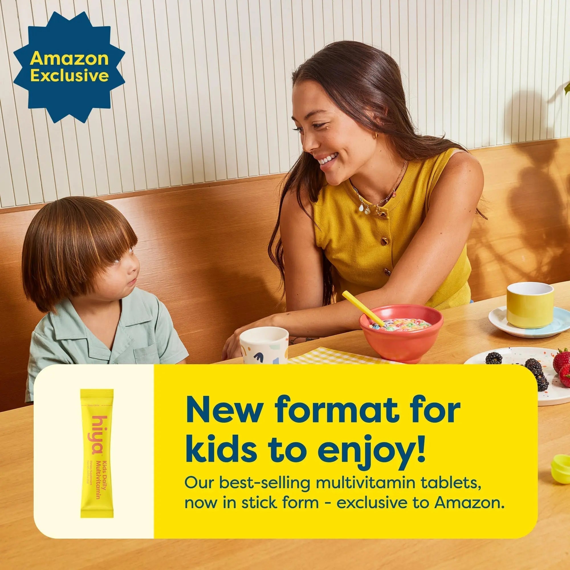 Hiya Kids Multivitamin – 15+ Essential Vitamins & Minerals with Fruits & Veggies for Ages 2+, Supports Growth HIYA Au supplements