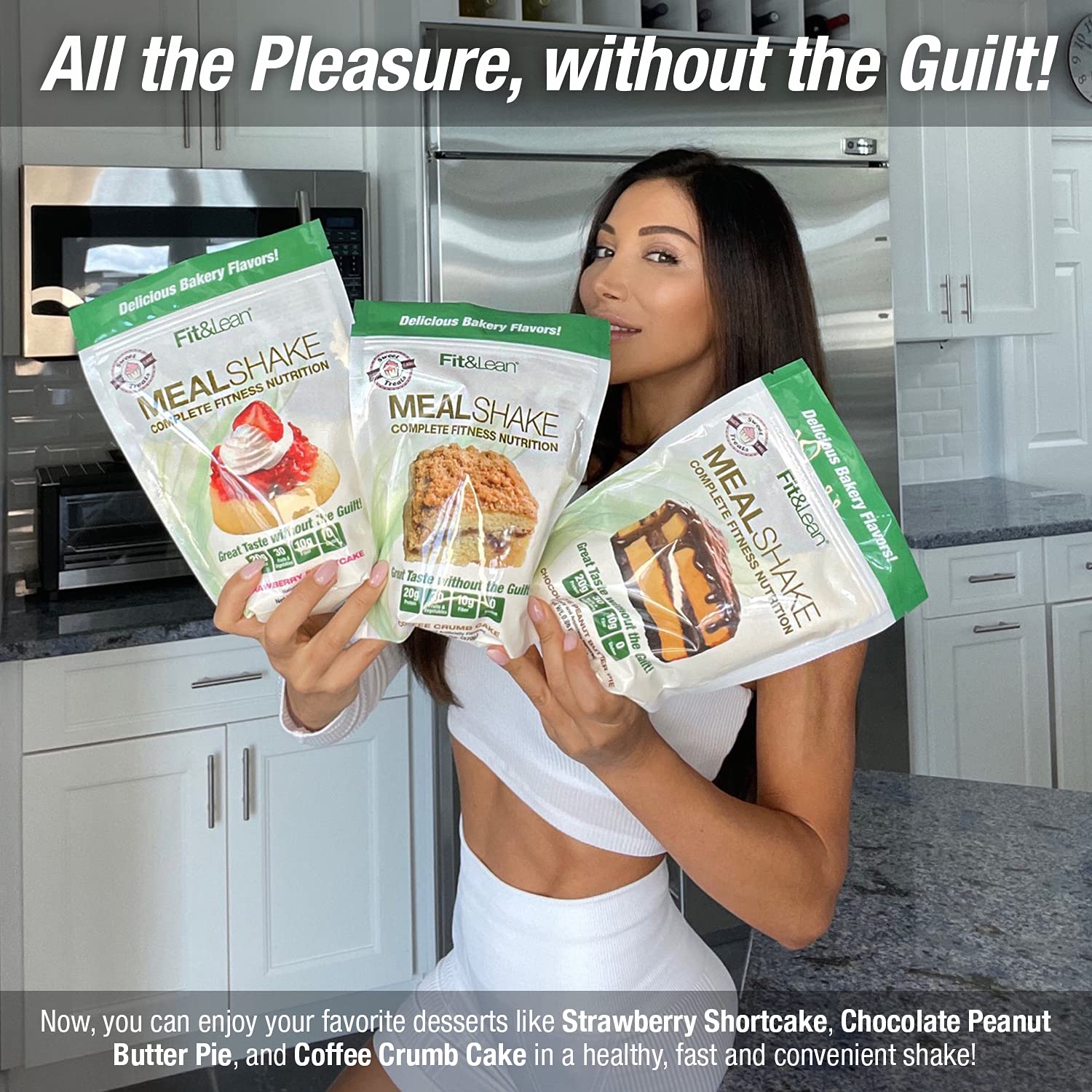 Fit & Lean Meal Shake Meal Replacement with Protein, Fiber, Probiotics and Organic Fruits Fit & Lean Au supplements