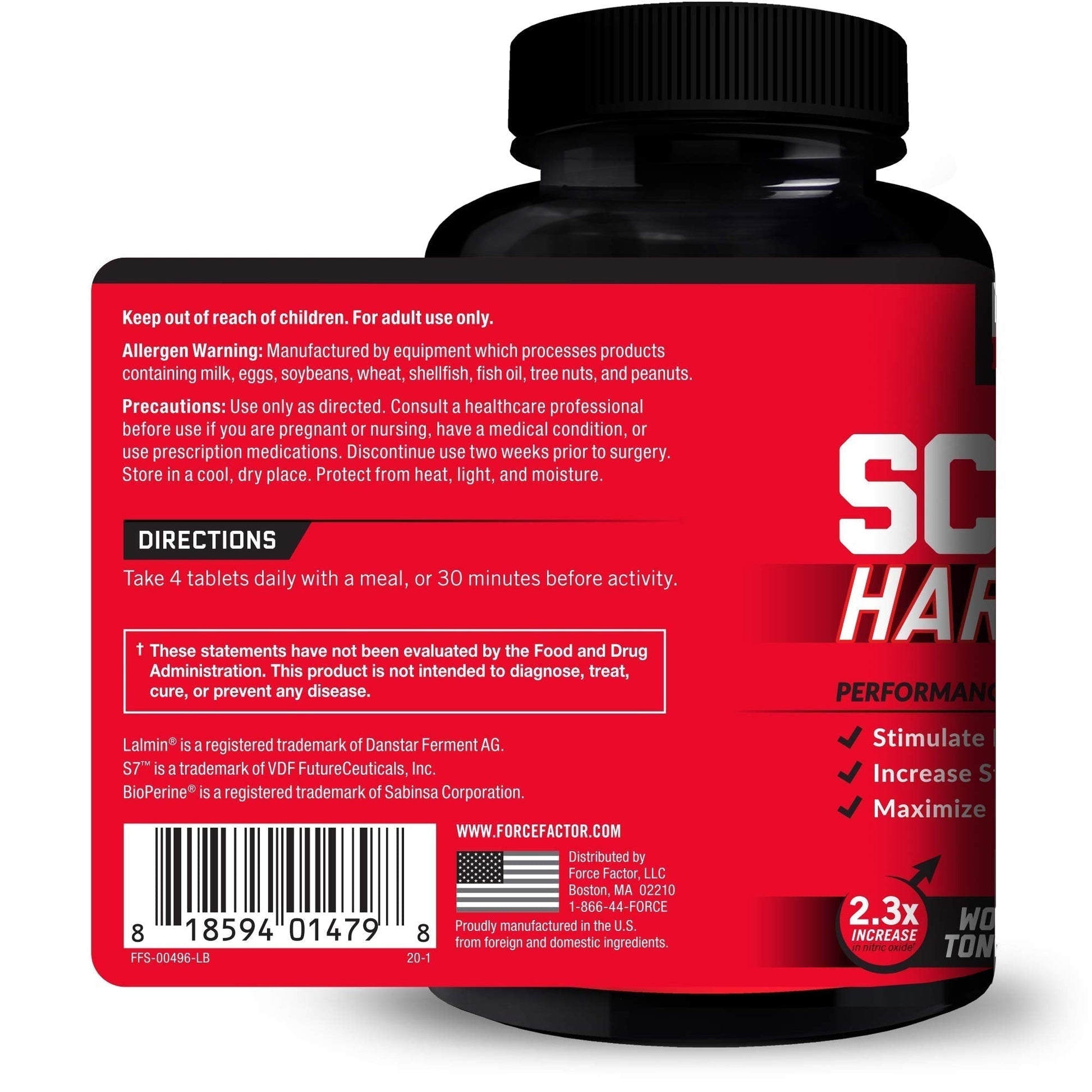 Force Factor Score! Hardcore Nitric Oxide Booster Supplement for Men with L-Citrulline Force Factor Au supplements