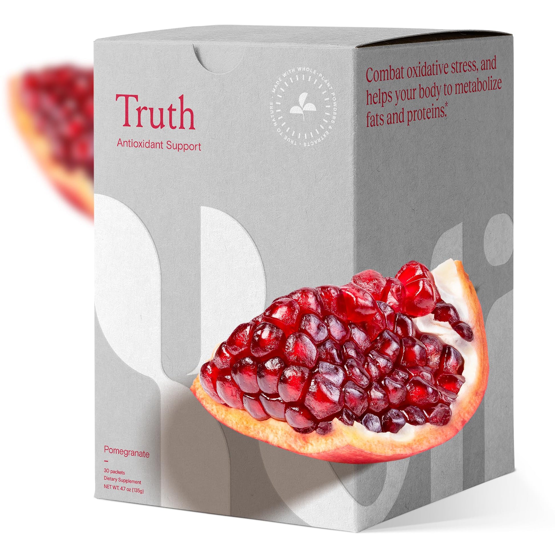 Yoli® Truth Antioxidant and Immune Support Supplement with Vitamin C, Botanicals, Superfruits, and Minerals - Pomegranate, 30 Packets Yoli Au supplements