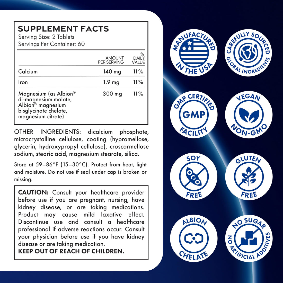 ILIVA Magnesium Glycinate 400mg -Triple Magnesium Complex (Glycinate+Malate+Citrate) - Chelated High Absorption Tablets for Sleep Support, Muscle Recovery, Bone Health, Energy&Calm - Vegan,120 Count ILIVA uk supplements