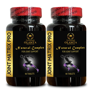 Joint Matrix PRO Natural Complex - Support Muscle Recovery, Full Joint Support, Flexibility Supplements, Natural Muscle Support - 2 Bottles 180 Tablets OLANTA TRADE SOLUTION Au supplements