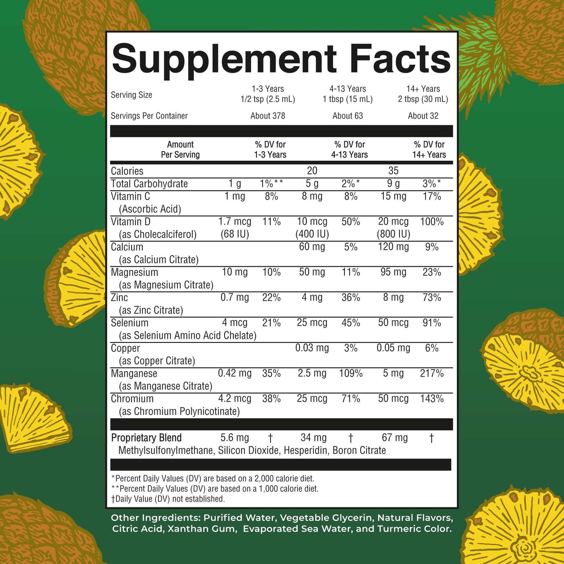 MaryRuth Organics Liquid Nighttime Multimineral | NO Melatonin | Magnesium Citrate | Calcium | Zinc | Vitamin D3| Available in 4 Flavors | Vegan | Sugar Free | Gluten Free | 32 Oz MARYRUTH'S Au supplements
