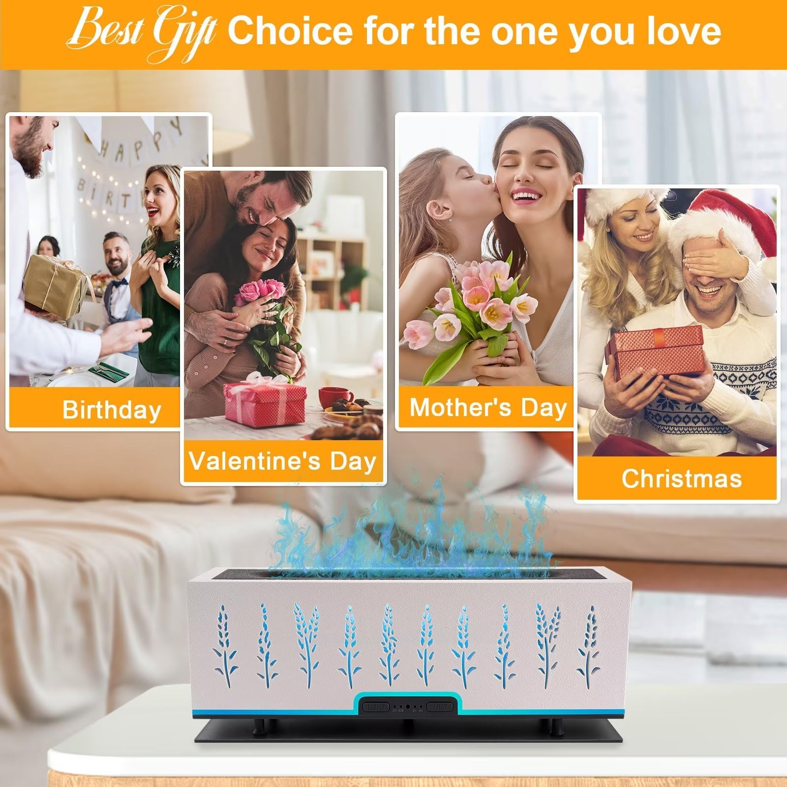 WENPHONE Flame Air Aroma Diffuser Humidifier, Essential Oil Diffuser, 200ml Aromatherapy Diffuser WENPHONE Au supplements