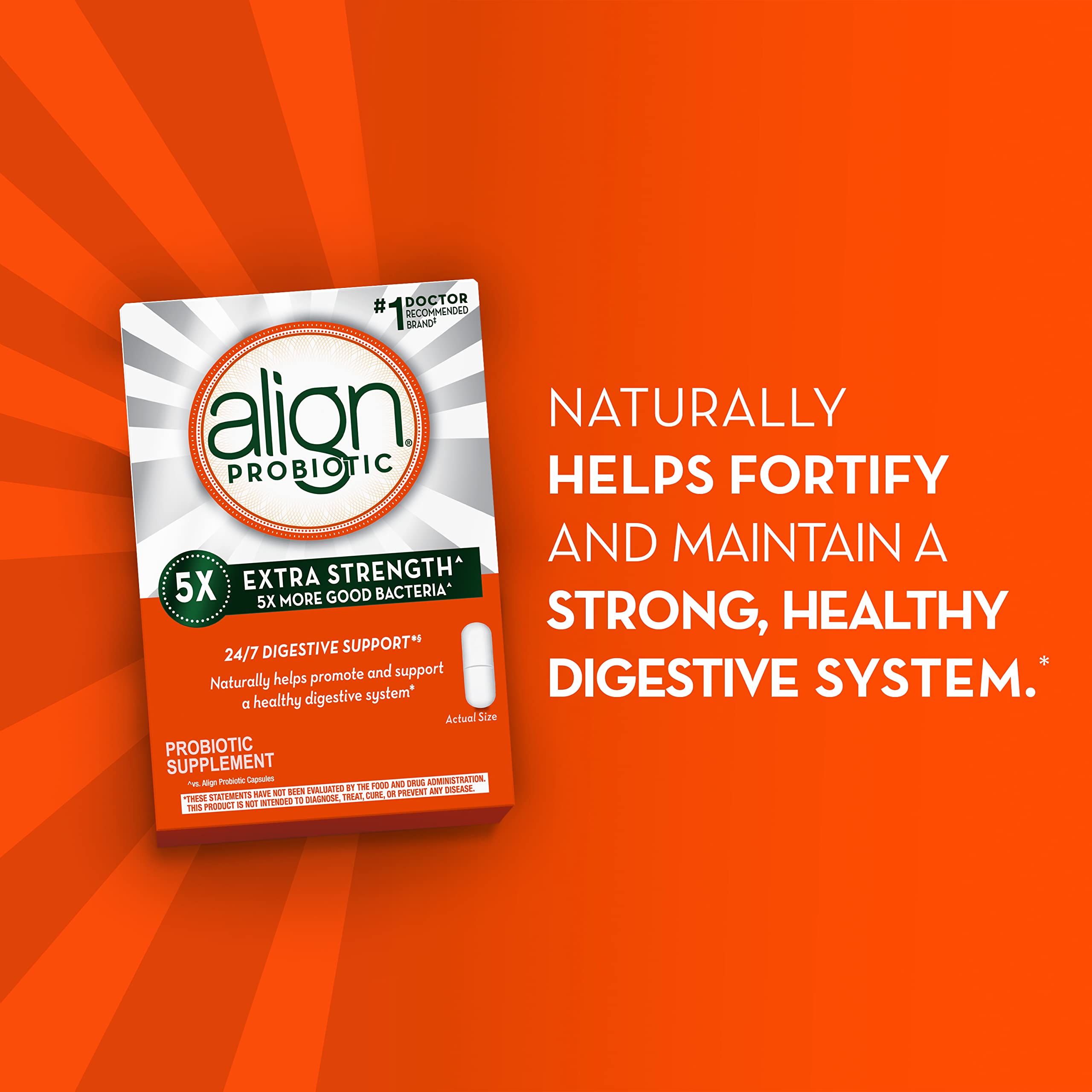 Align Probiotic Extra Strength, Probiotics for Women and Men, #1 Doctor Recommended Align Au supplements