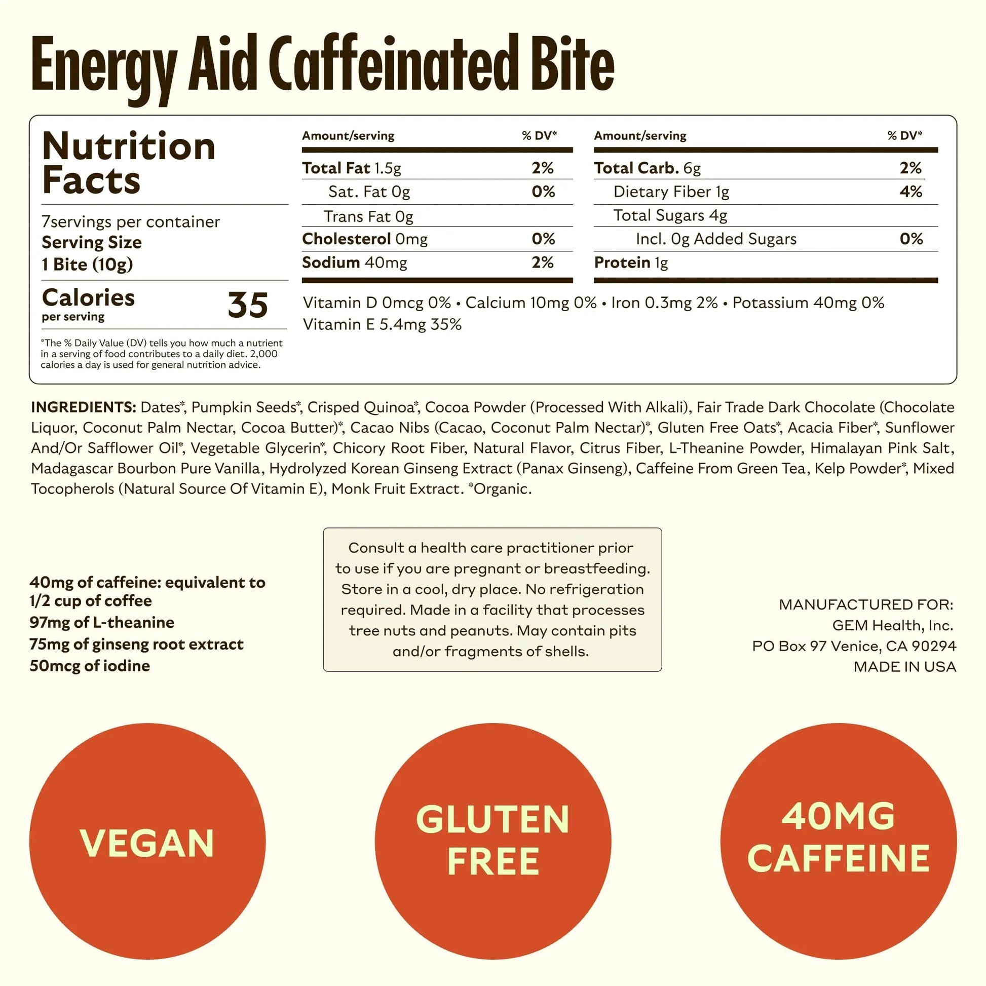 GEM Daily Superfood and Energy Support for Women & Men, Natural Whole Foods with Essential 20+ Whole-Food Vitamins, Minerals GEM Au supplements