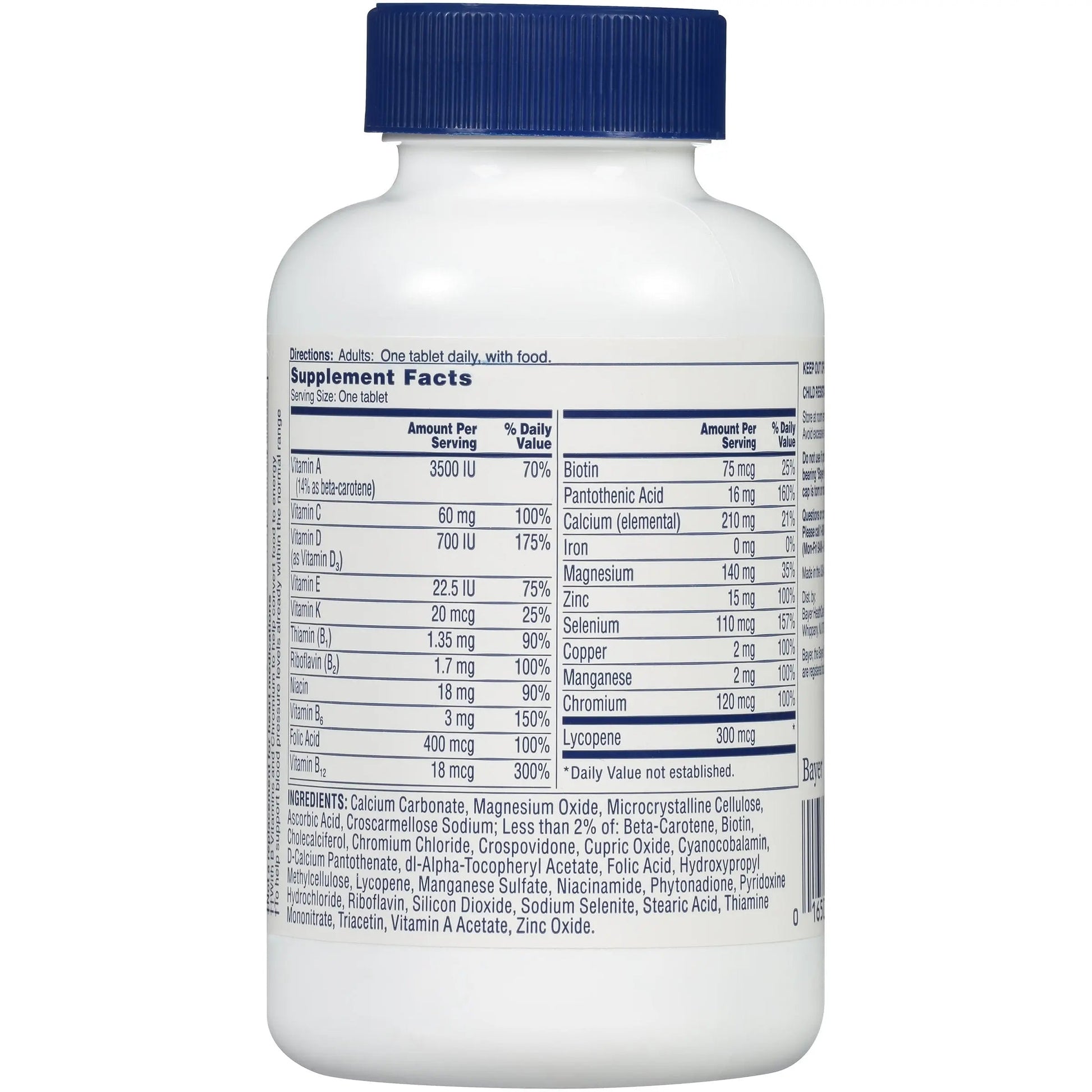 One A Day Pills Multivitamin Multimineral Supplement Tablets ONE A DAY Au supplements