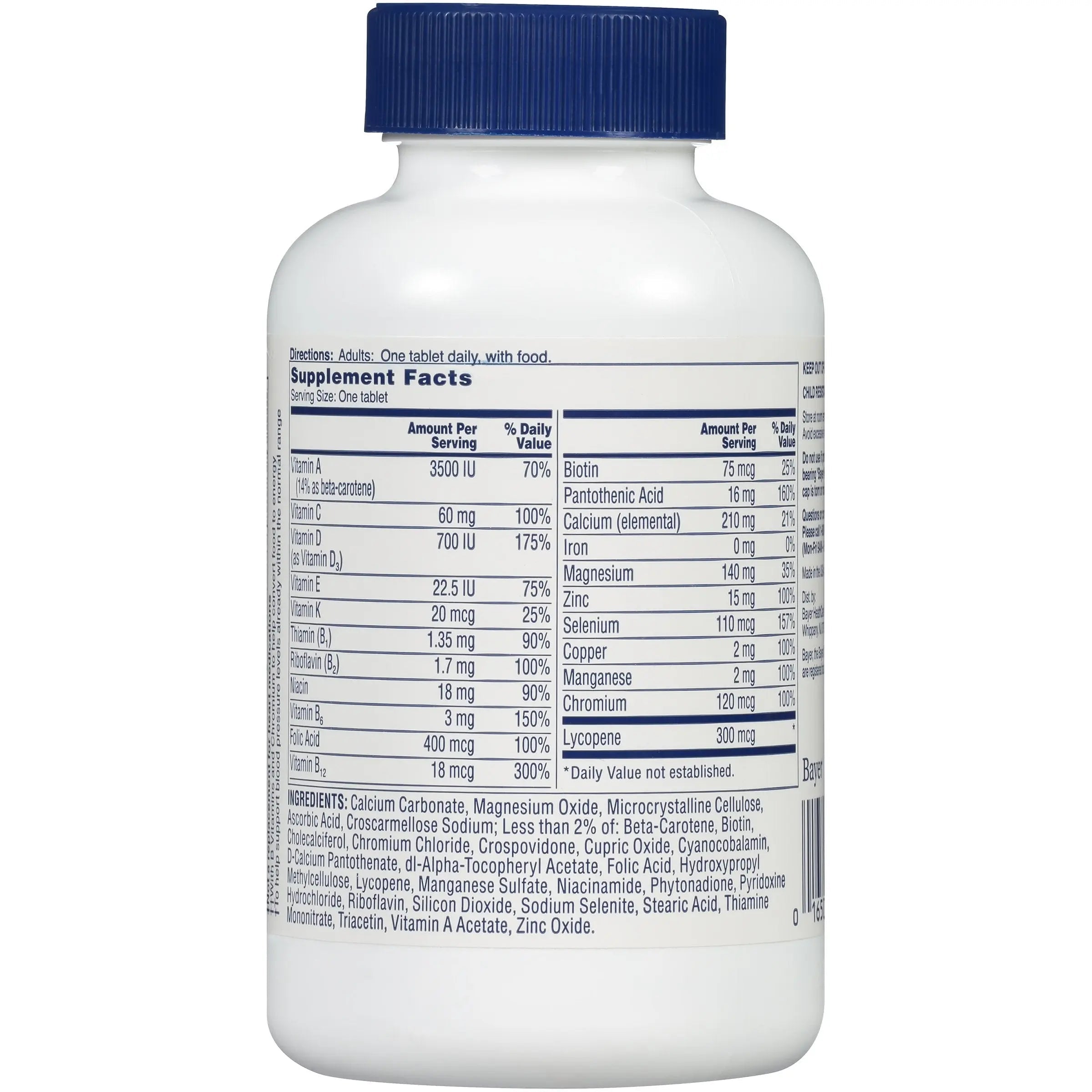 One A Day Pills Multivitamin Multimineral Supplement Tablets ONE A DAY Au supplements