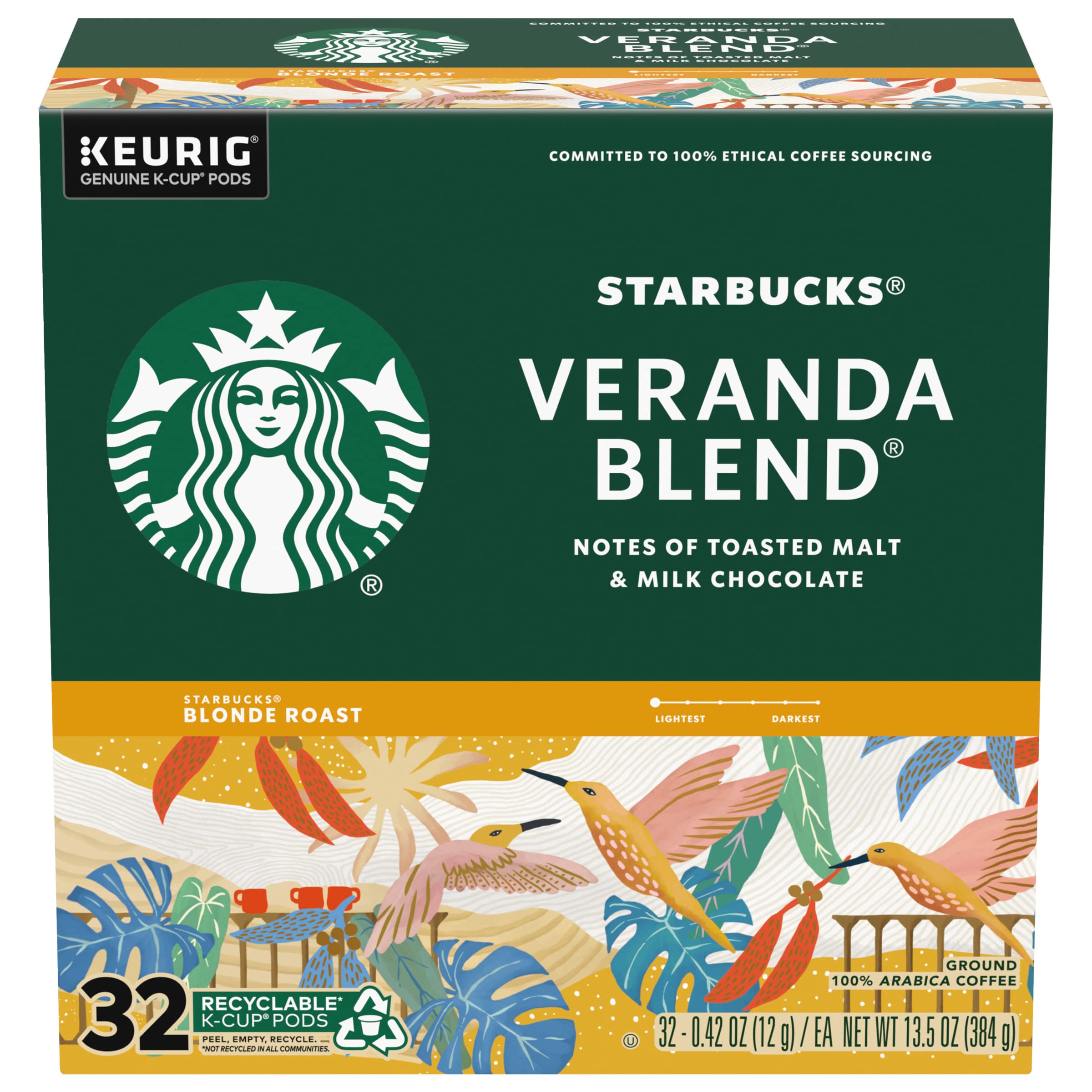 Starbucks Veranda Blend Coffee K-Cups,4/24 Pack-96 K-Cups Starbucks Au supplements