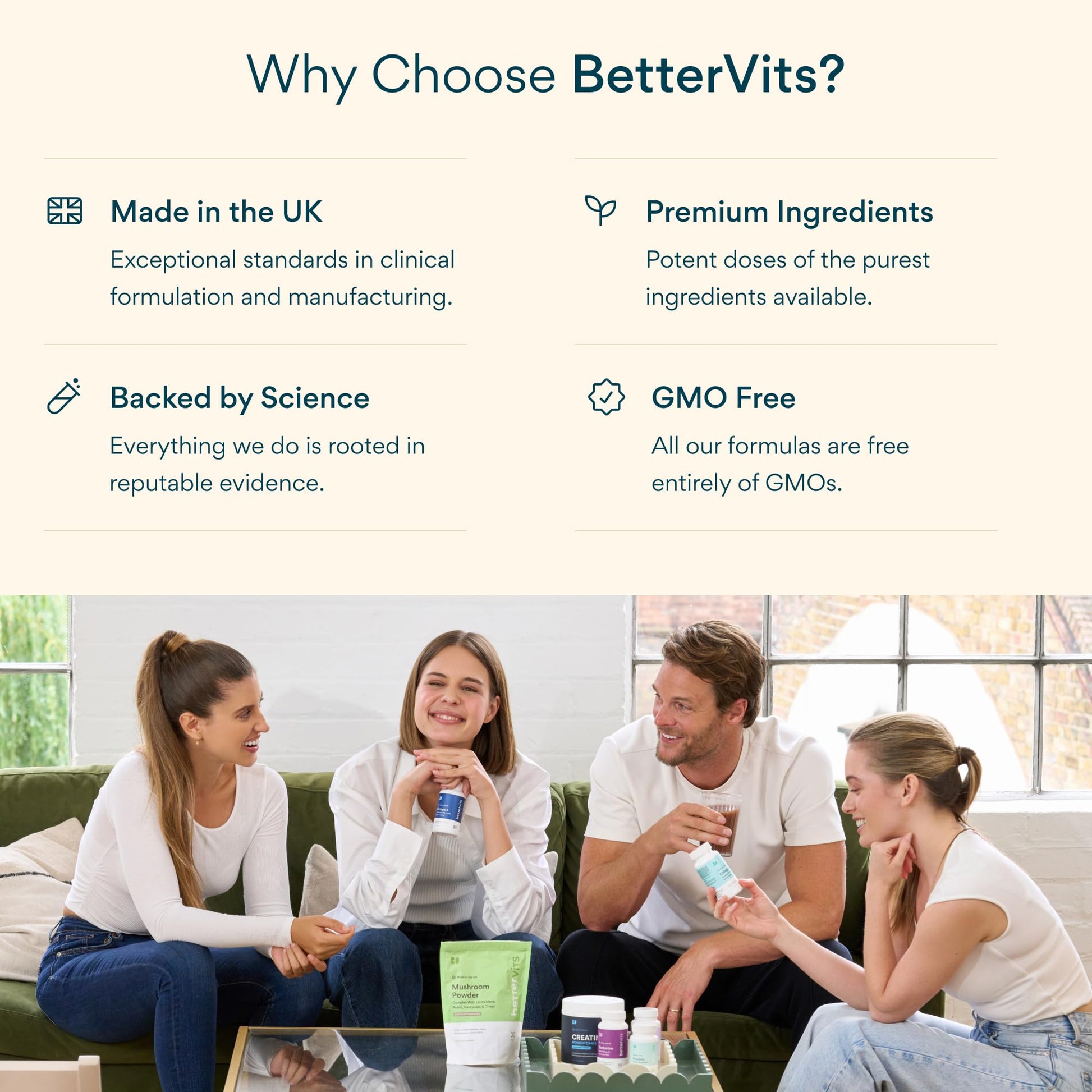 Bettervits Collagen Peptides Complex with Hyaluronic Acid & Turmeric | Hydrolyzed Marine Collagen Supplements for Women & Men | Collagen with Vitamin C for Skin, Hair, Nails & Joints – 60 Capsules Bettervits Au supplements